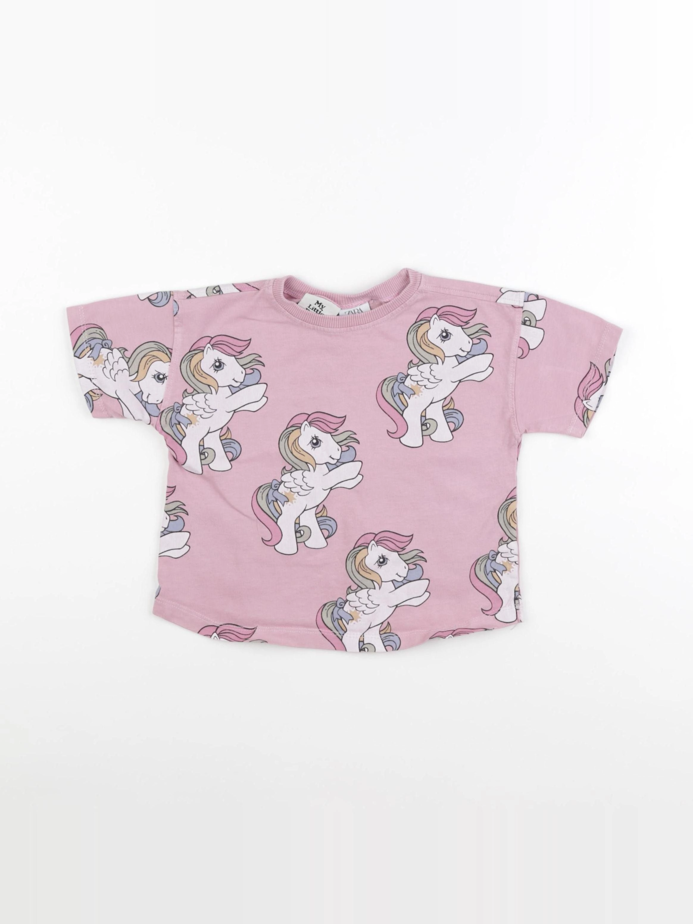 Zara - tee-shirt rose - 2 ans