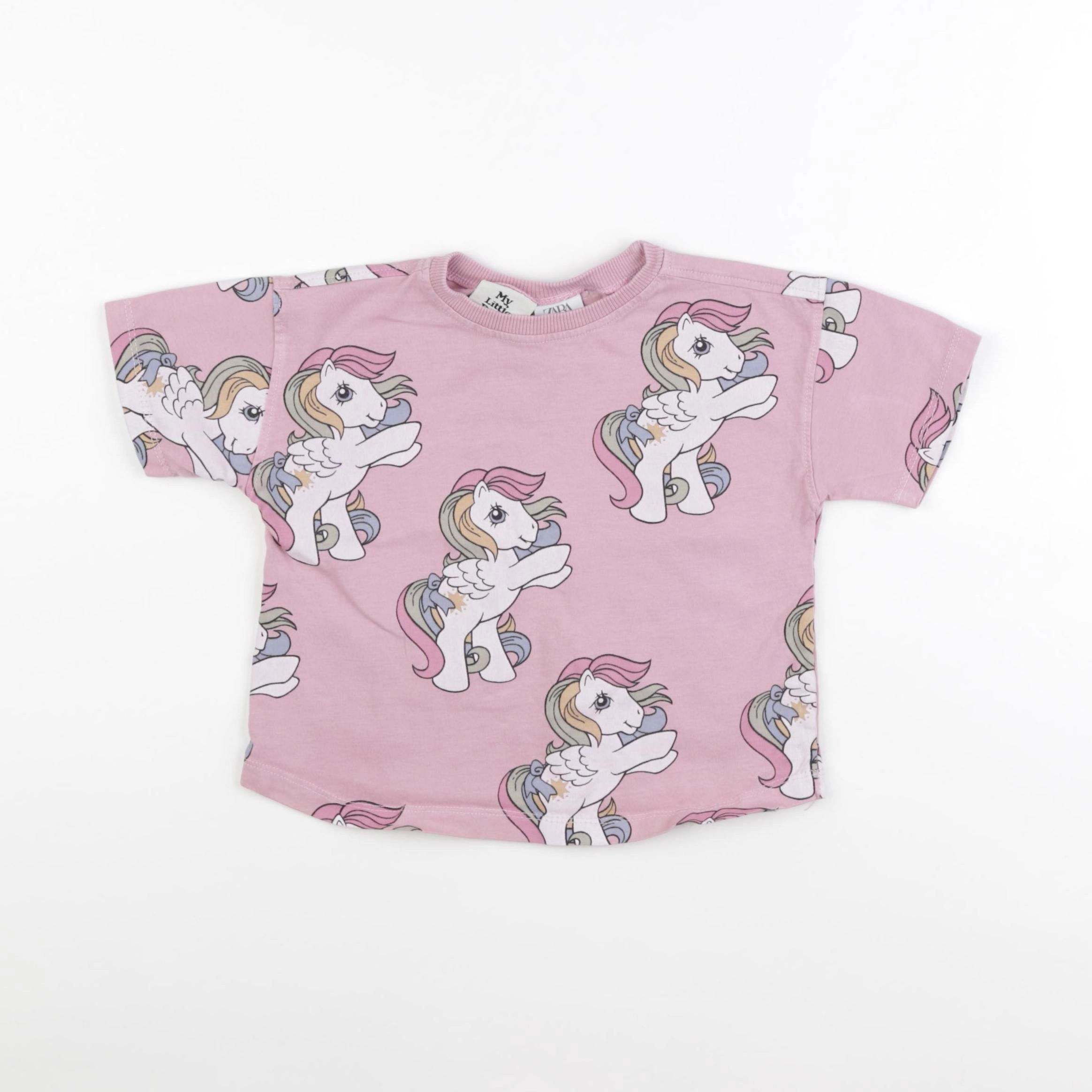 Zara - tee-shirt rose - 2 ans