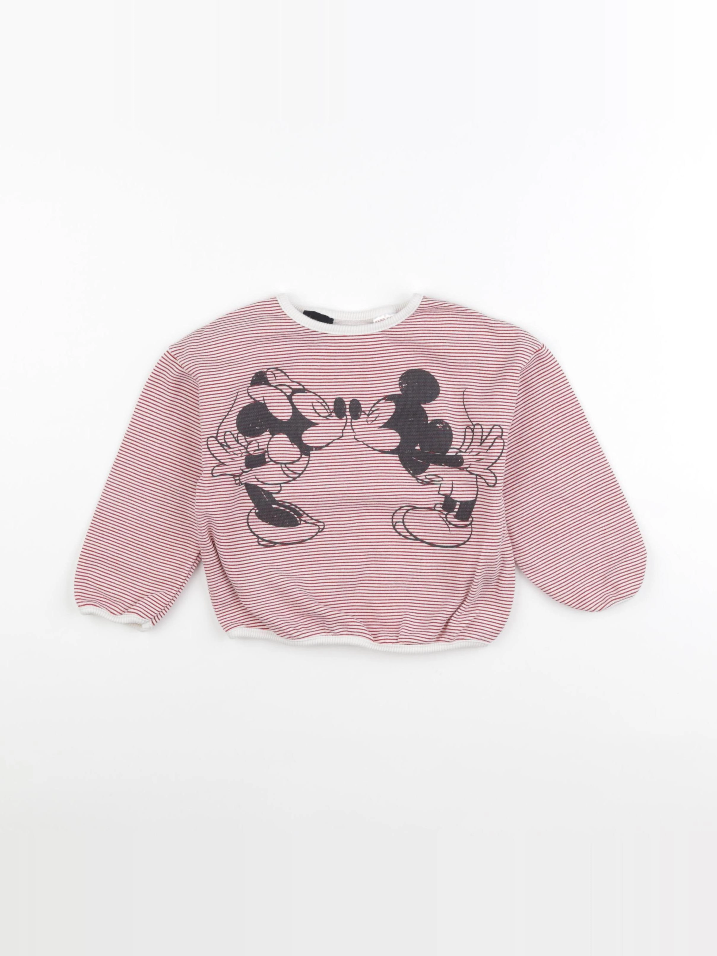 Zara - sweat rouge - 2 ans