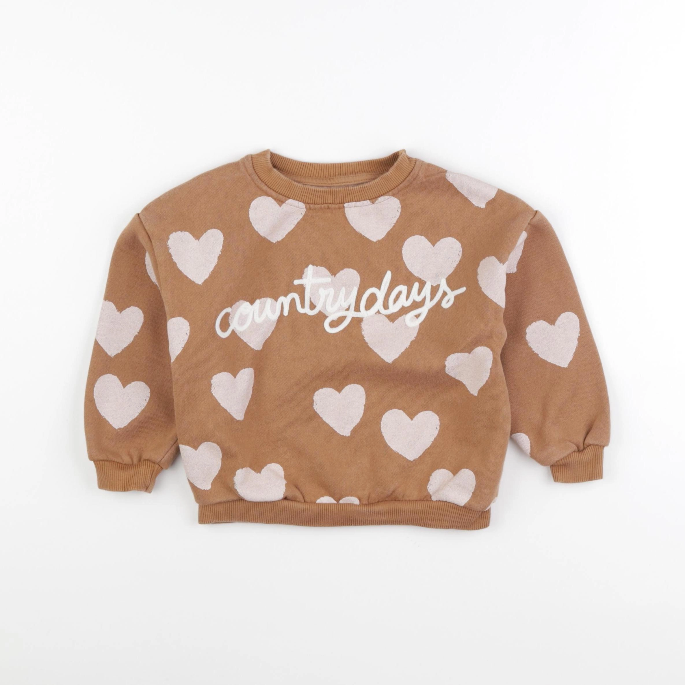 Zara - sweat marron - 2 ans