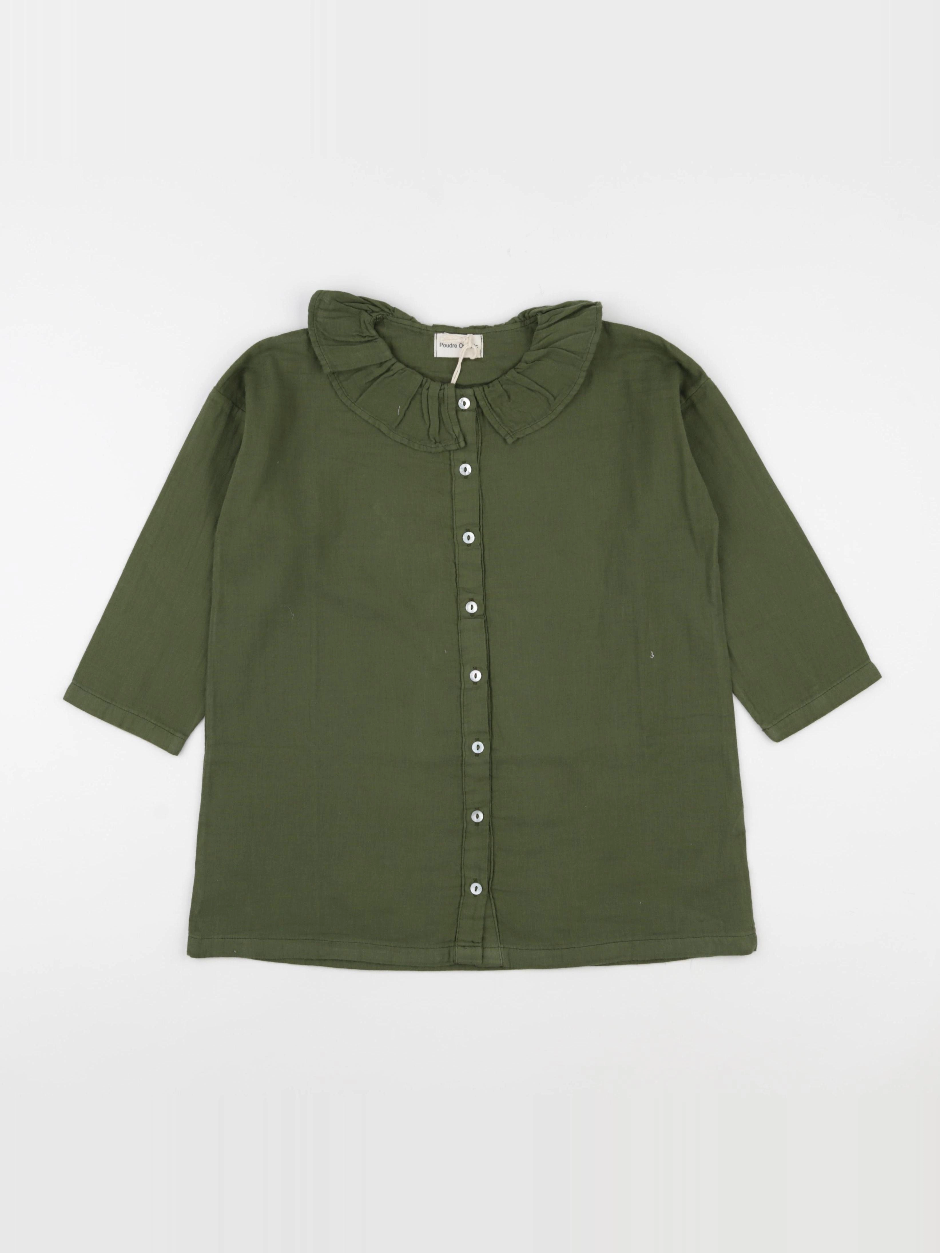 Poudre Organic - Blouse Aronie Forest Green - 10 ans