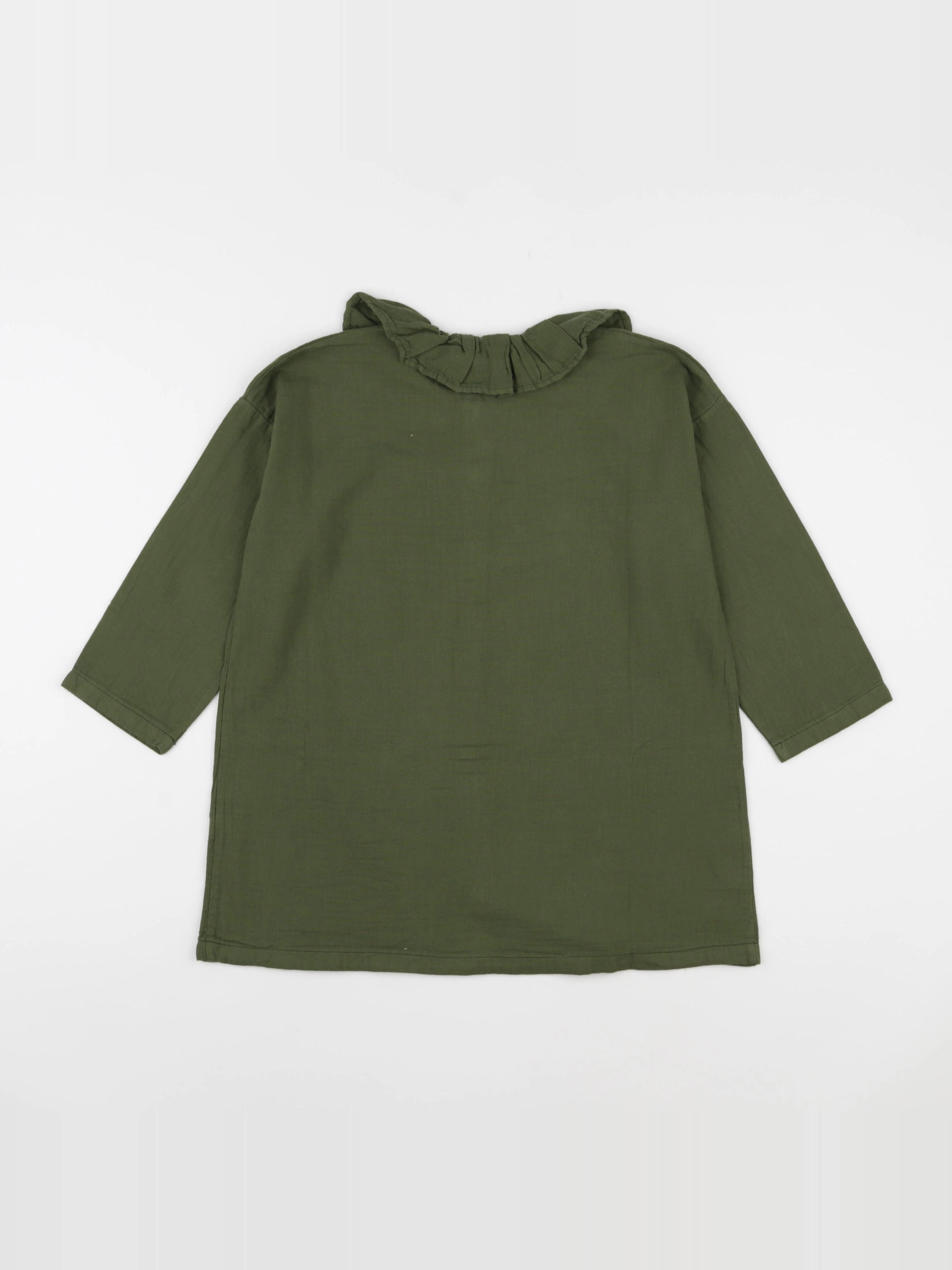 Poudre Organic - Blouse Aronie Forest Green - 10 ans