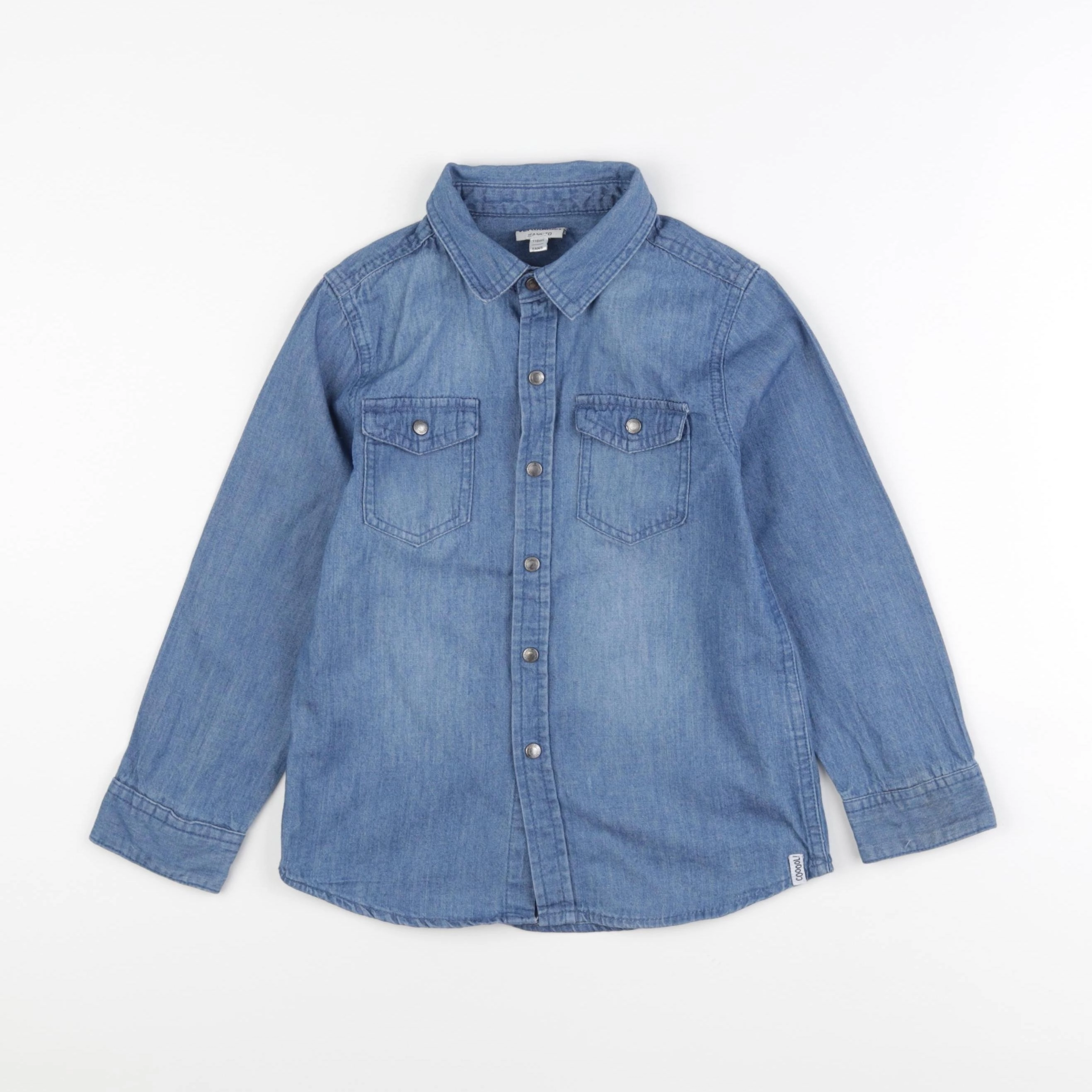 Vertbaudet - chemise bleu - 6 ans