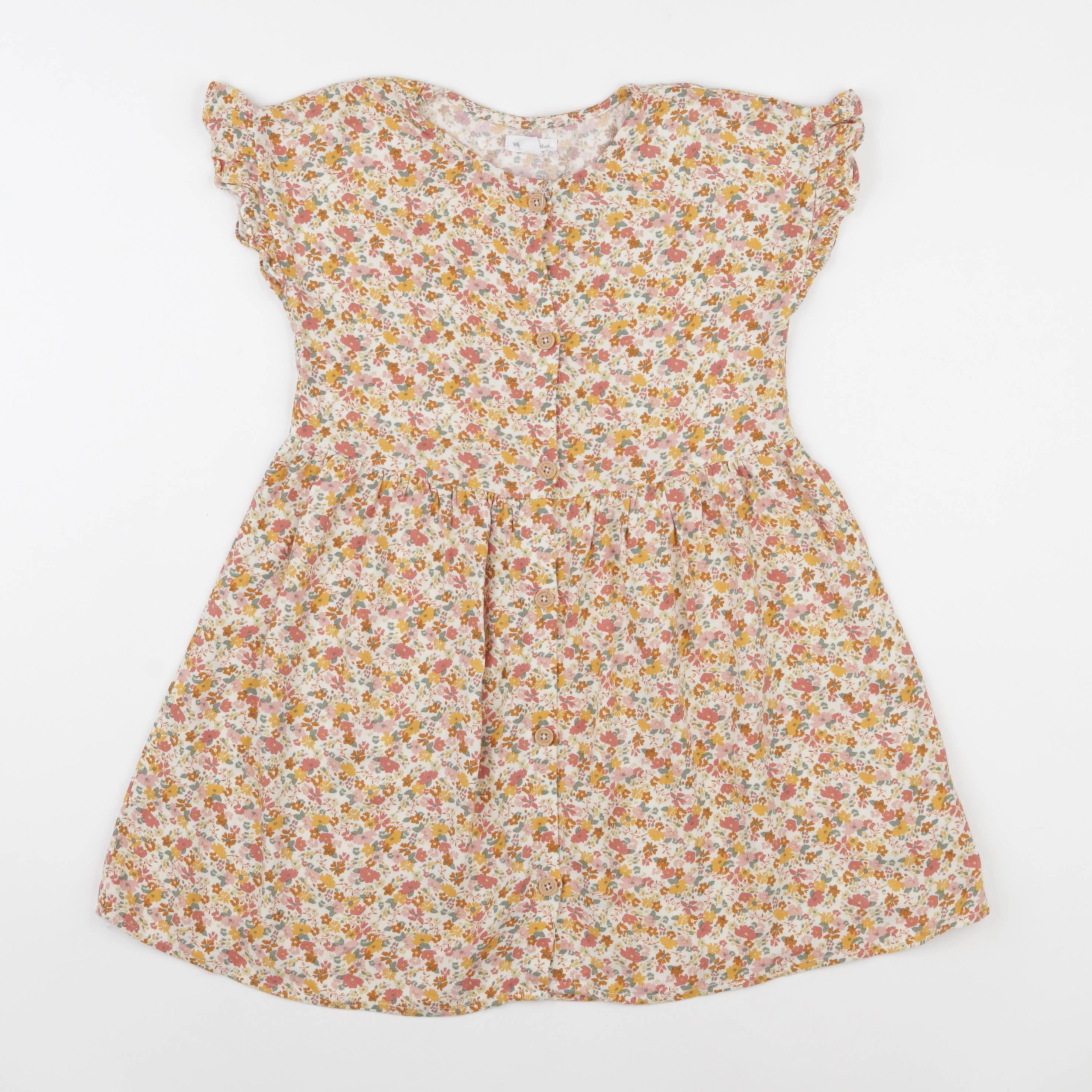 Vertbaudet - robe multicolore - 6 ans