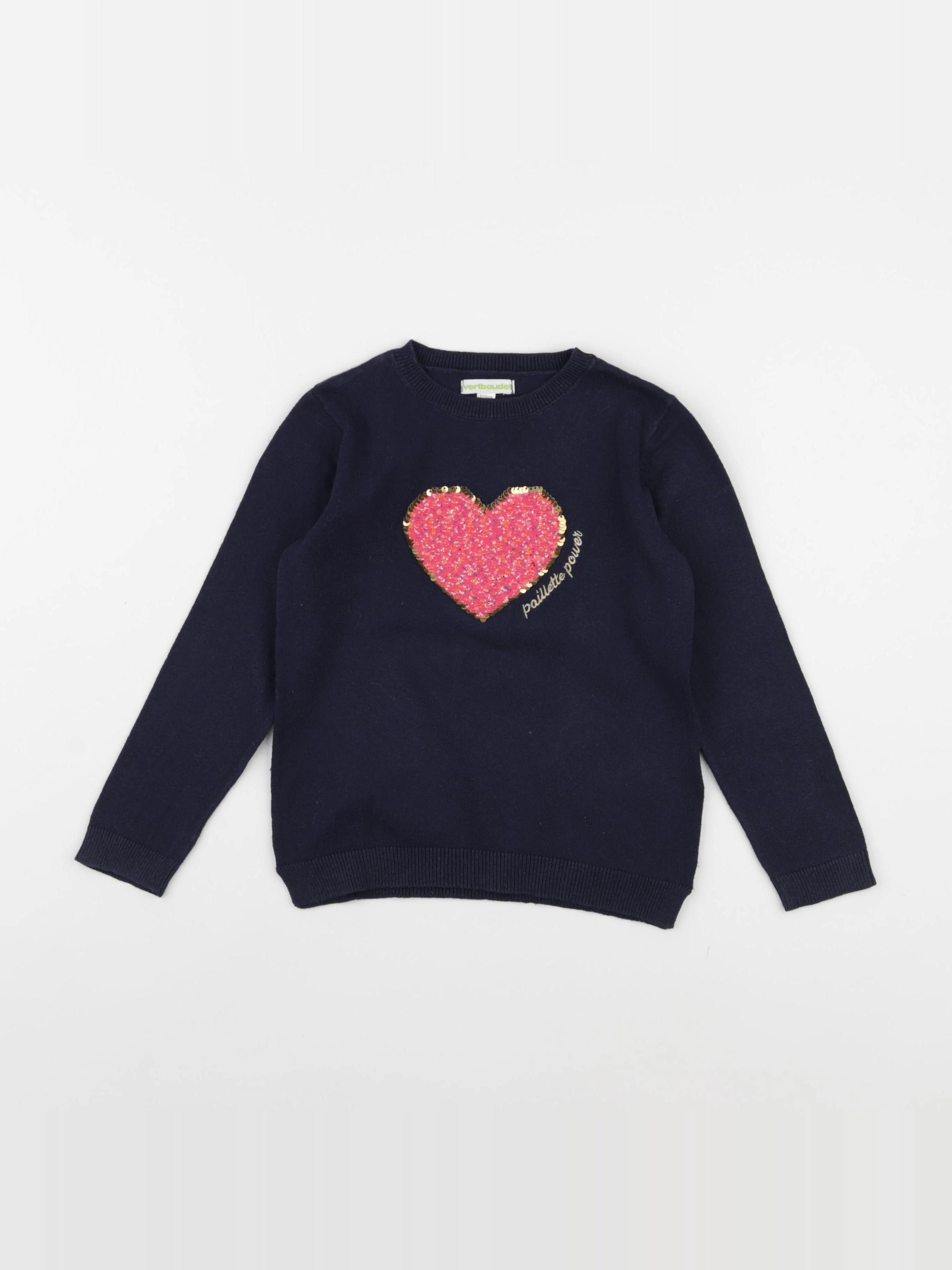 Vertbaudet - pull bleu - 5 ans