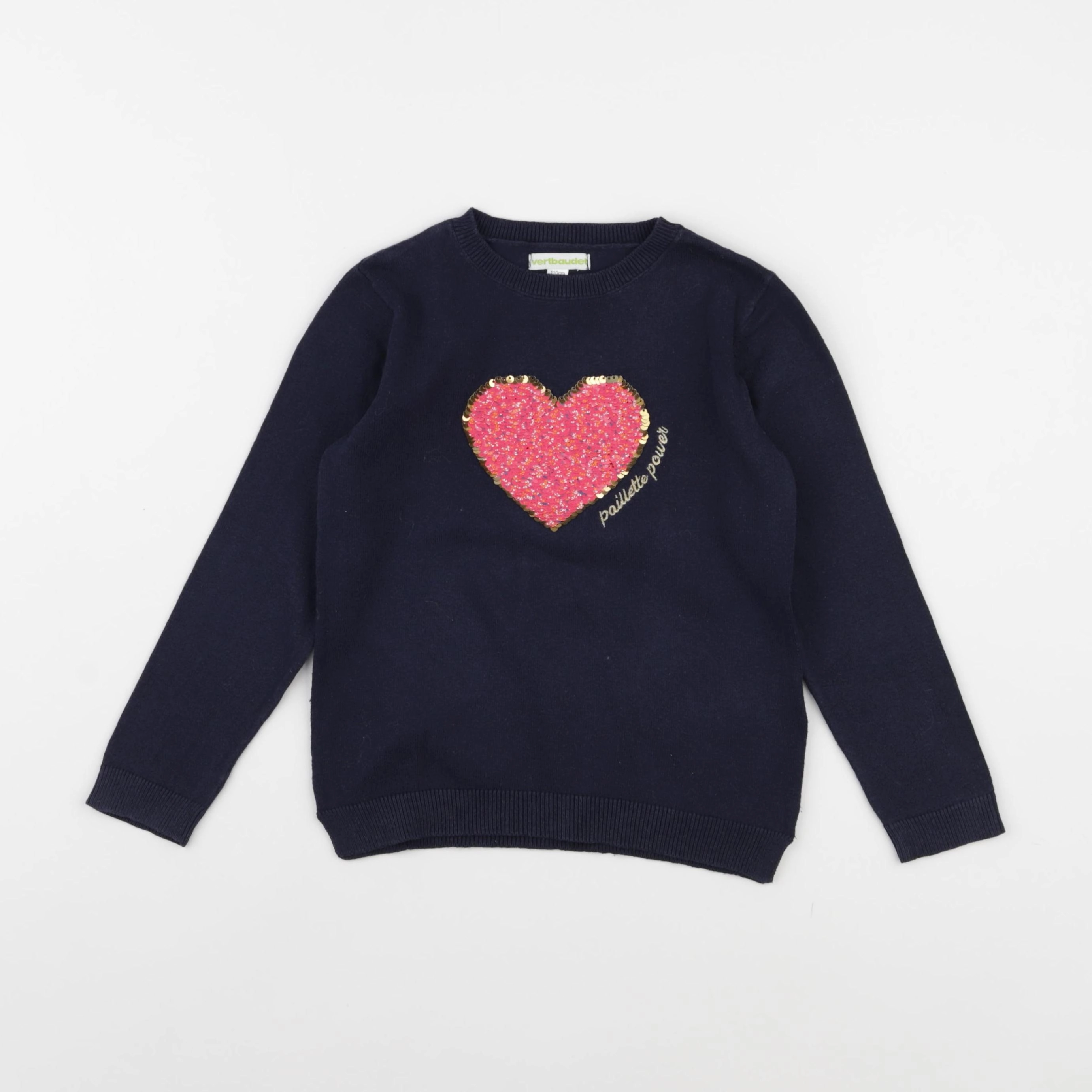 Vertbaudet - pull bleu - 5 ans