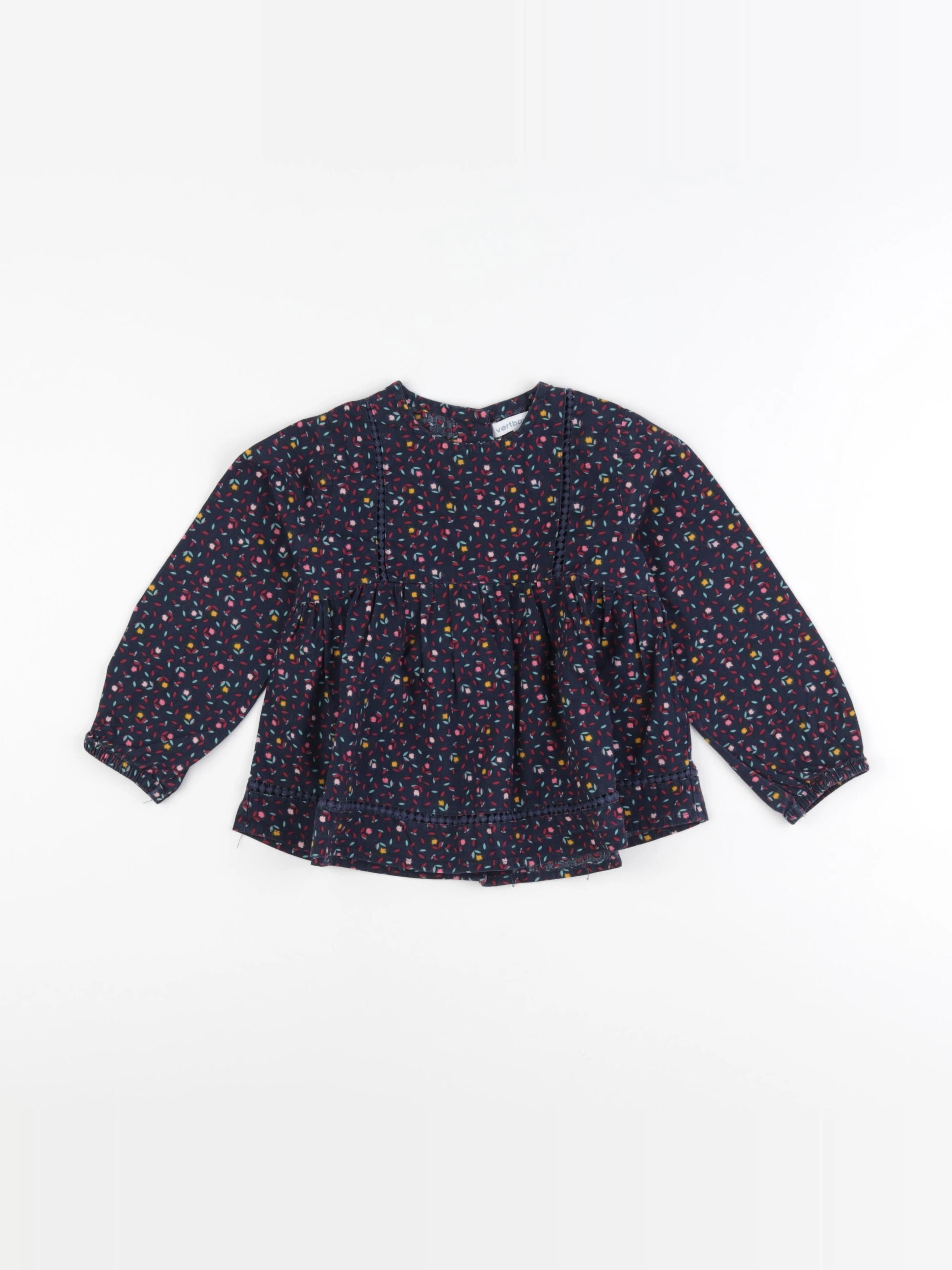 Vertbaudet - blouse multicolore - 36 mois