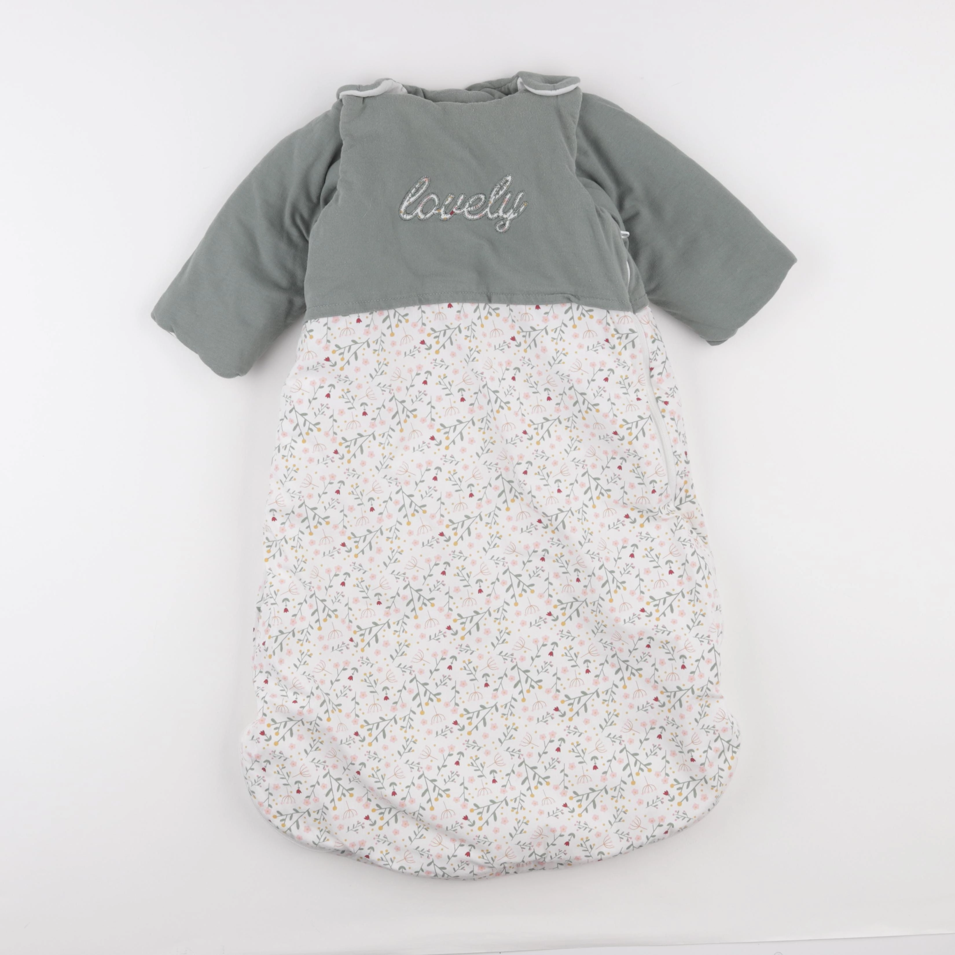 Vertbaudet - gigoteuse TOG 3 blanc, vert - 6/18 mois