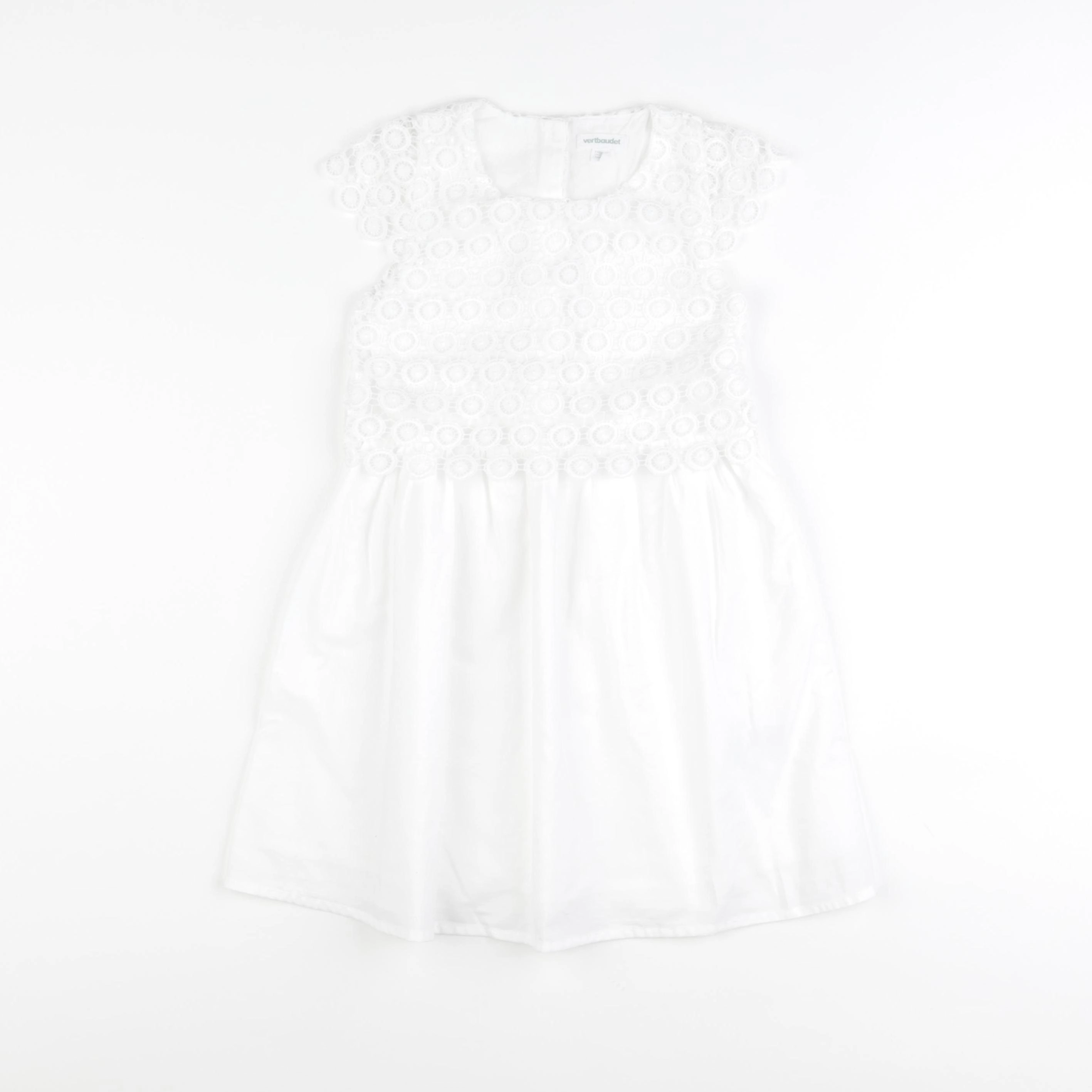 Vertbaudet - robe blanc - 5 ans