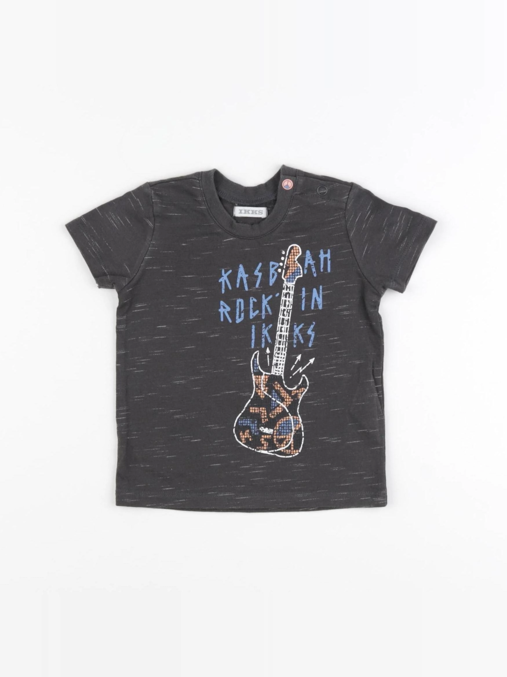 IKKS - tee-shirt gris - 6 mois
