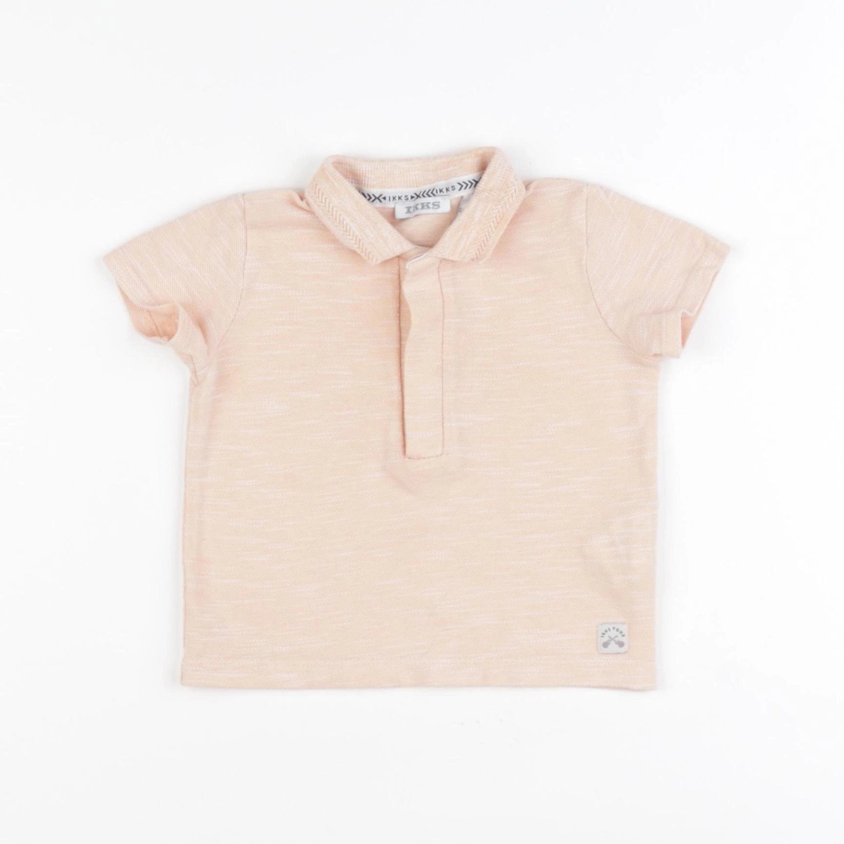 IKKS - polo imprimé au dos orange - 6 mois