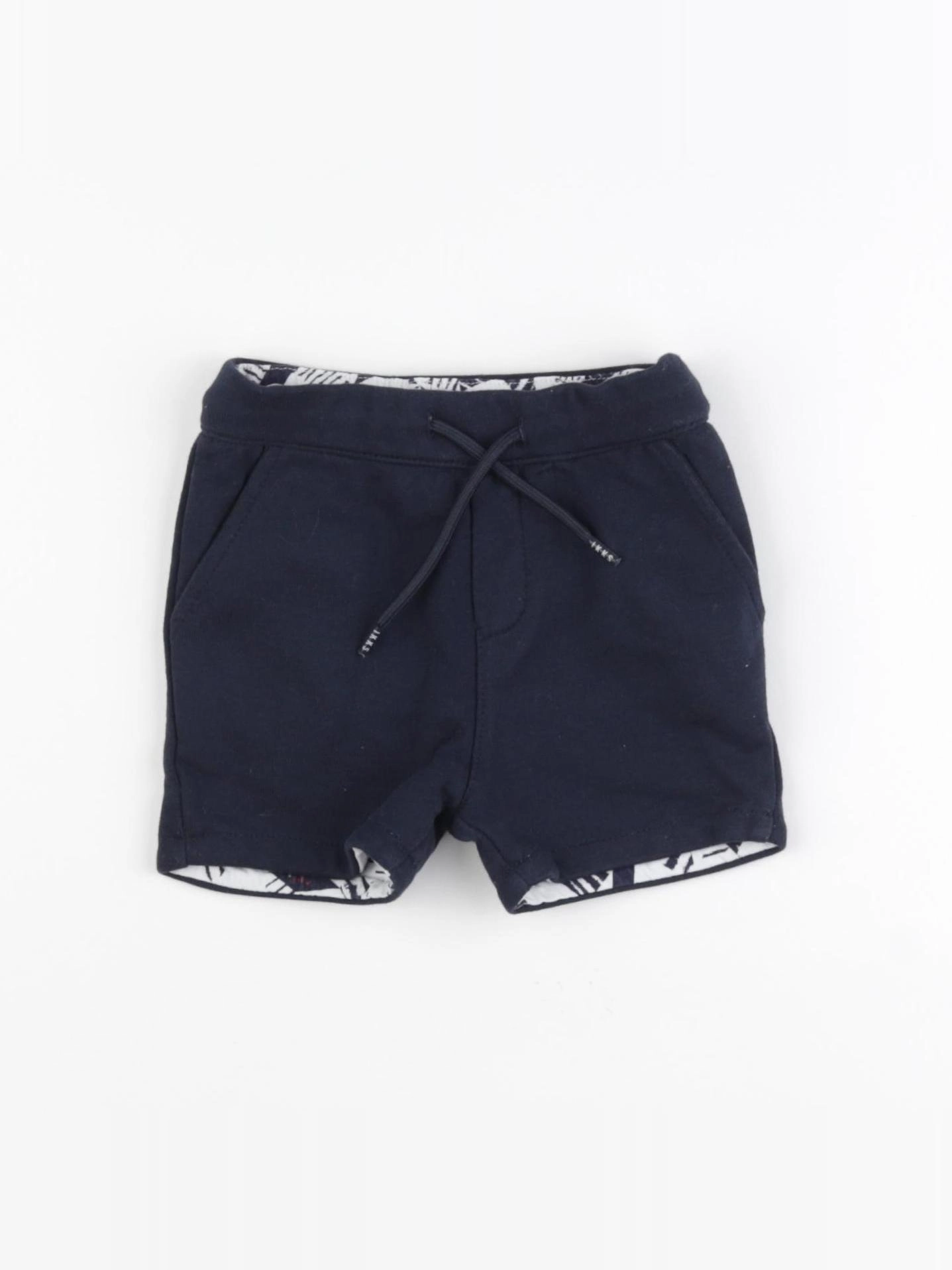 IKKS - short réversible bleu - 6 mois
