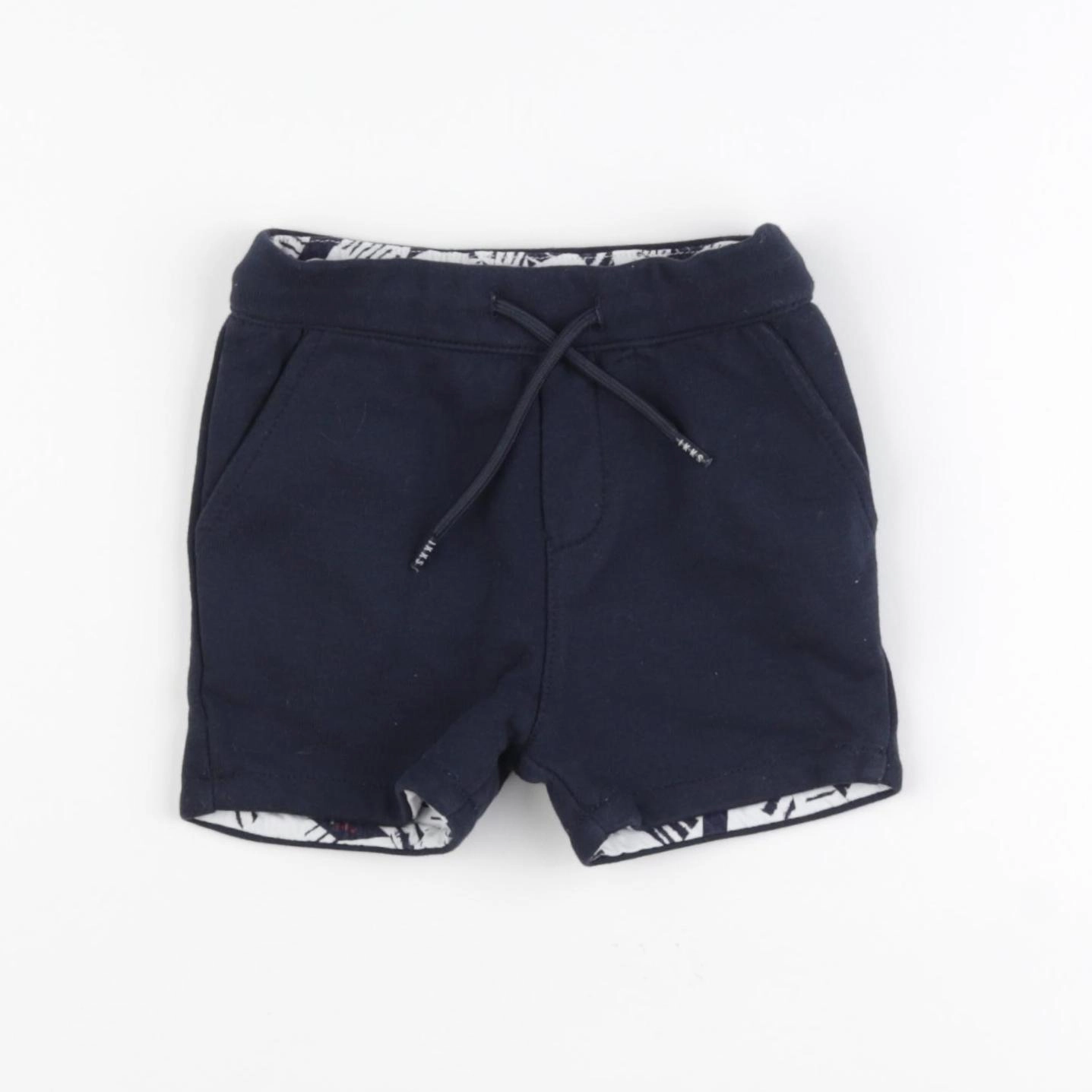 IKKS - short réversible bleu - 6 mois