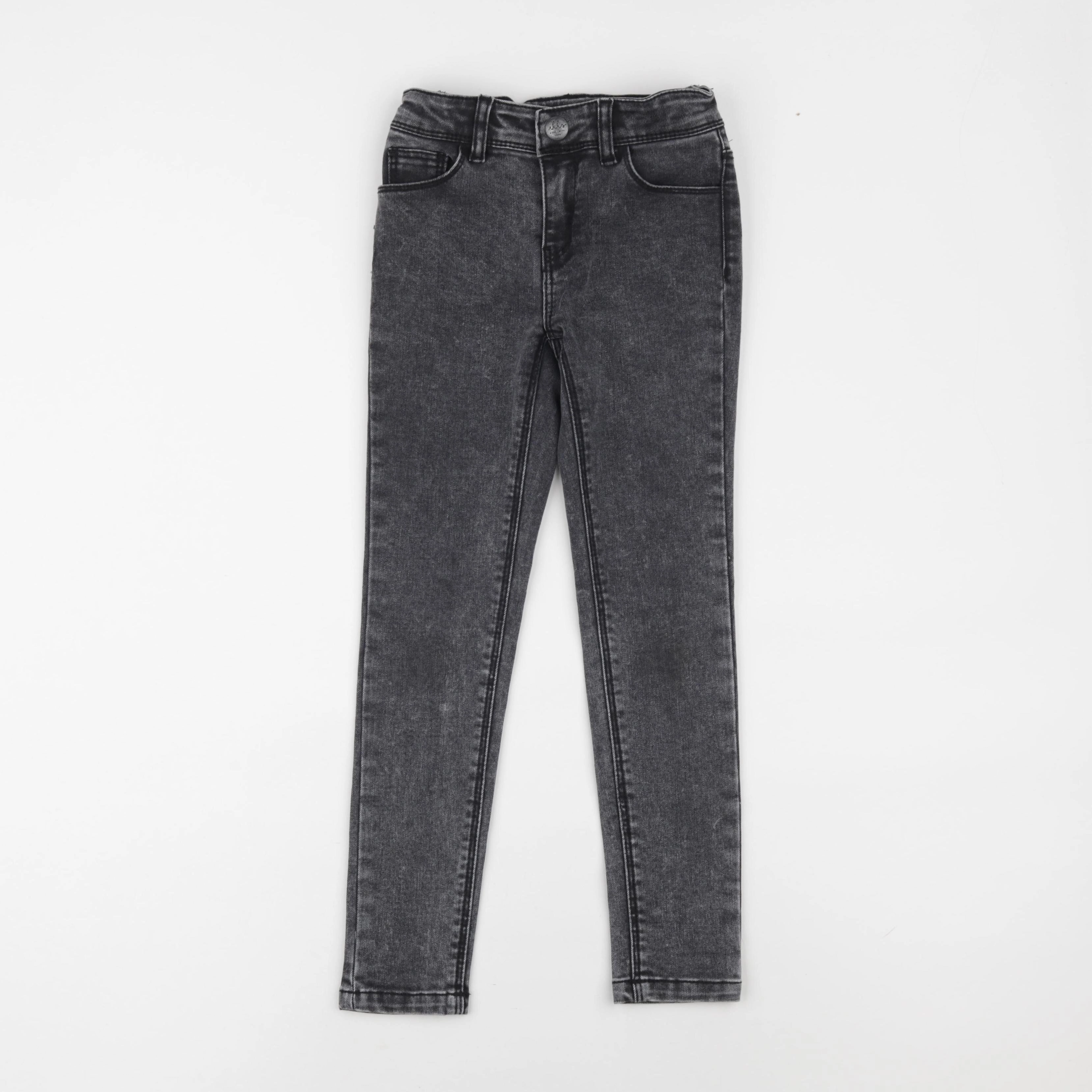 IKKS - jean gris, noir - 7 ans
