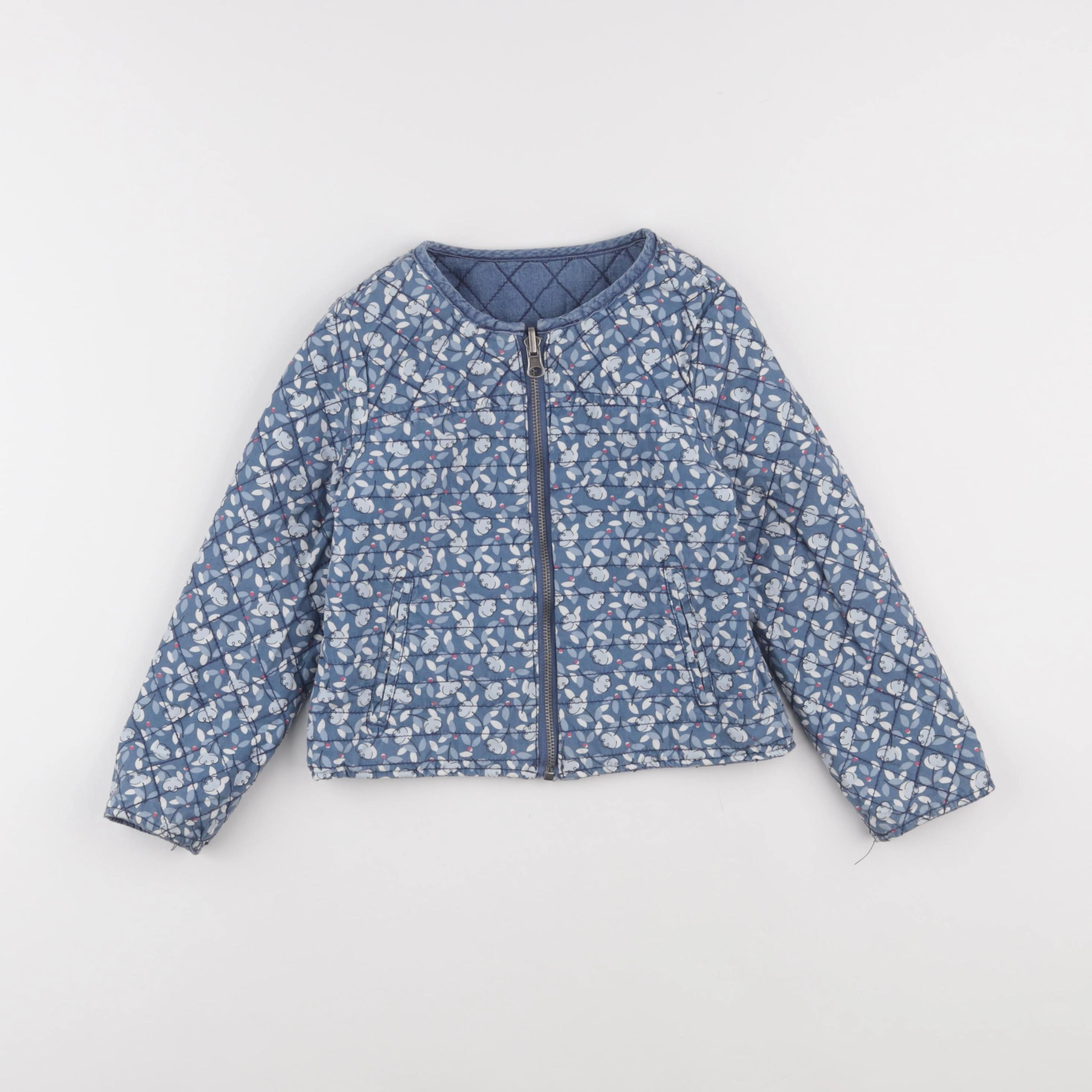 Vertbaudet - veste bleu - 5 ans