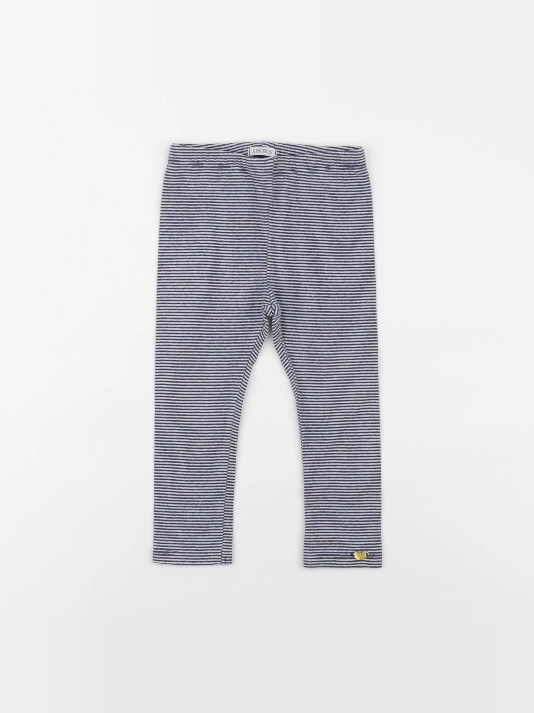 IKKS - legging bleu, blanc - 18 mois