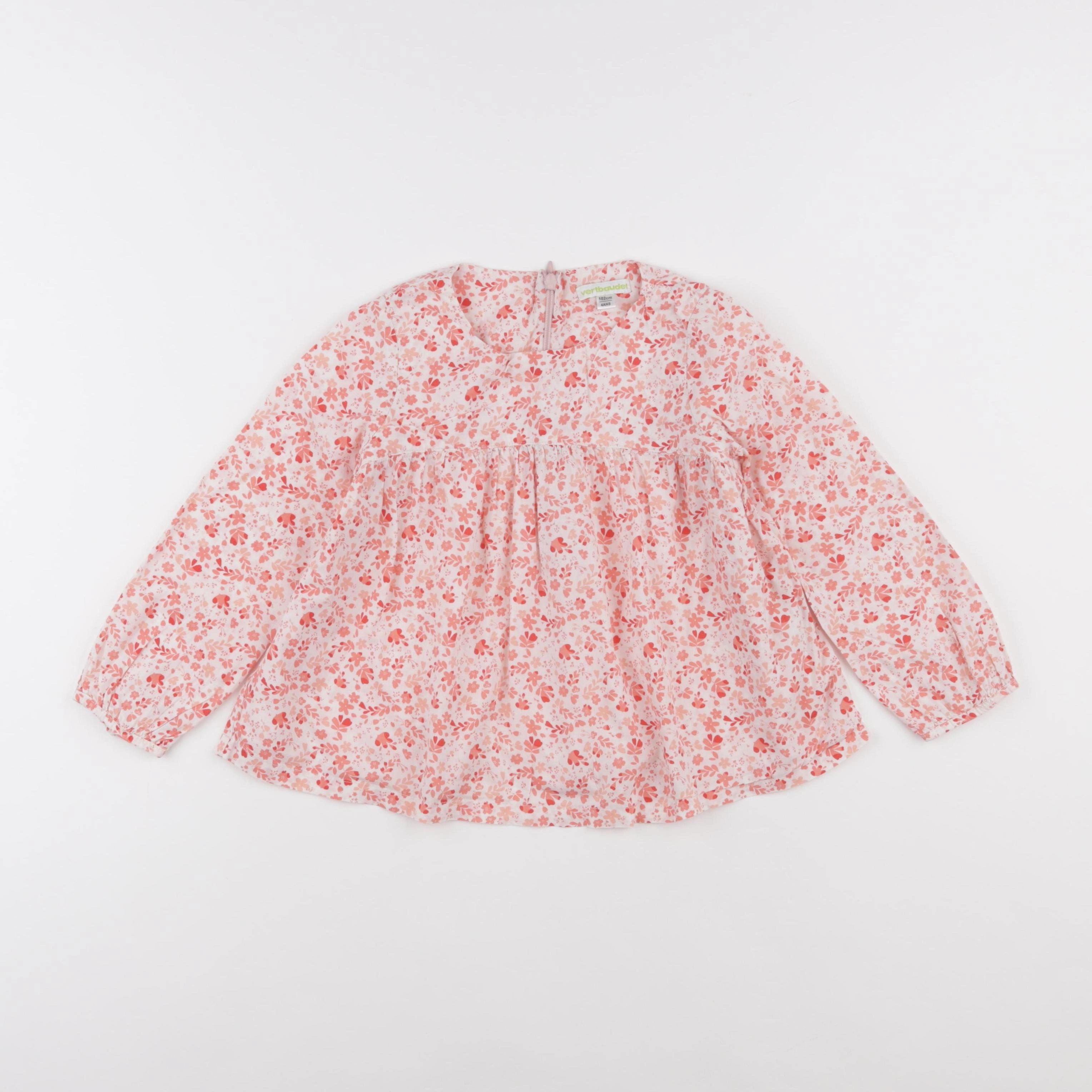 Vertbaudet - blouse multicolore - 4 ans