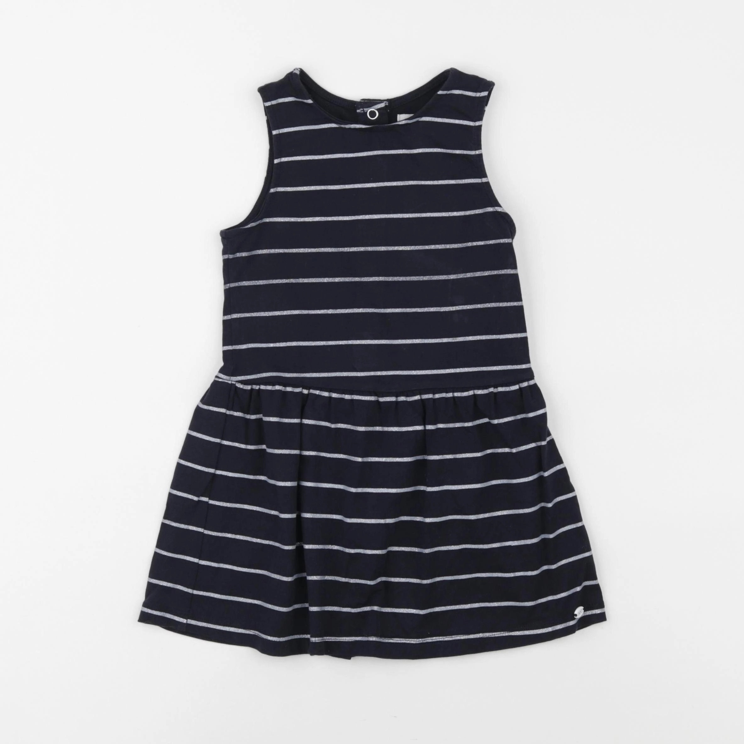 IKKS - robe bleu, argent - 2 ans