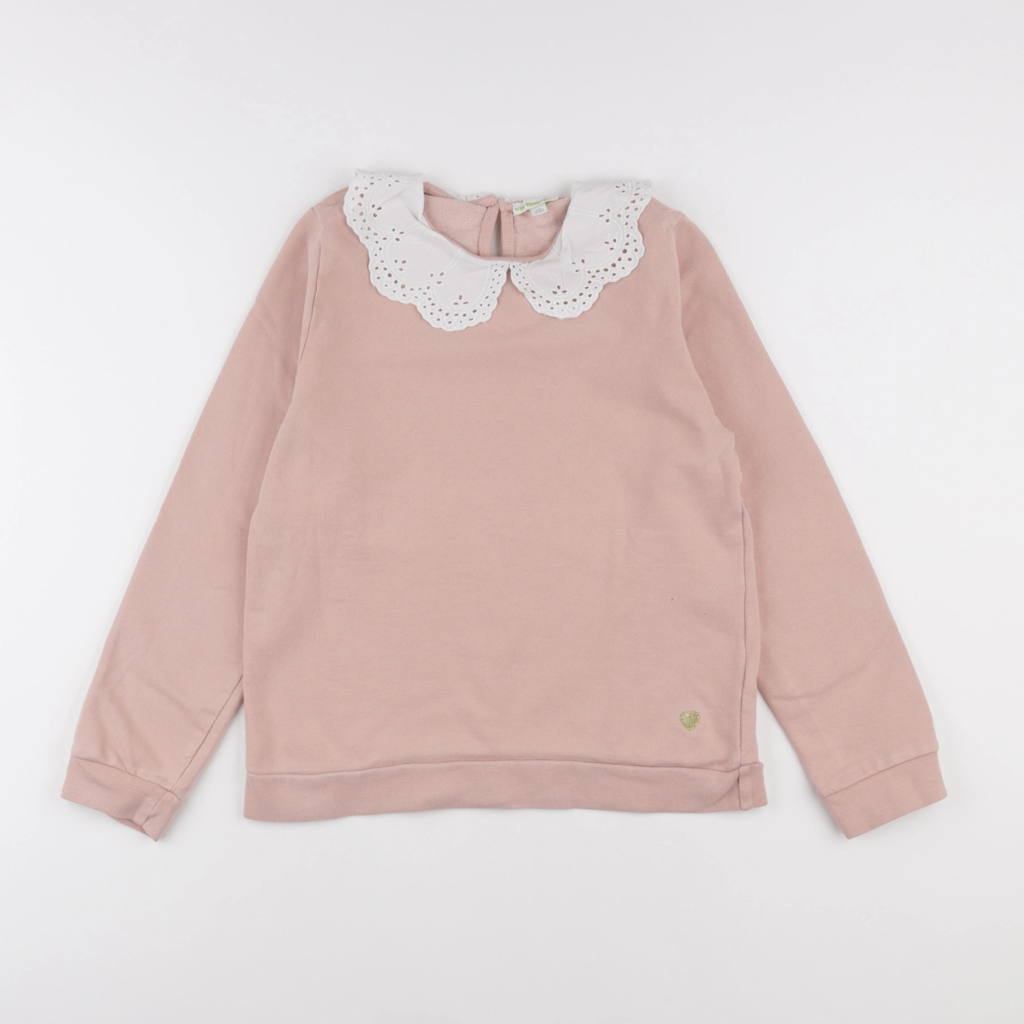 Vertbaudet - sweat rose - 14 ans