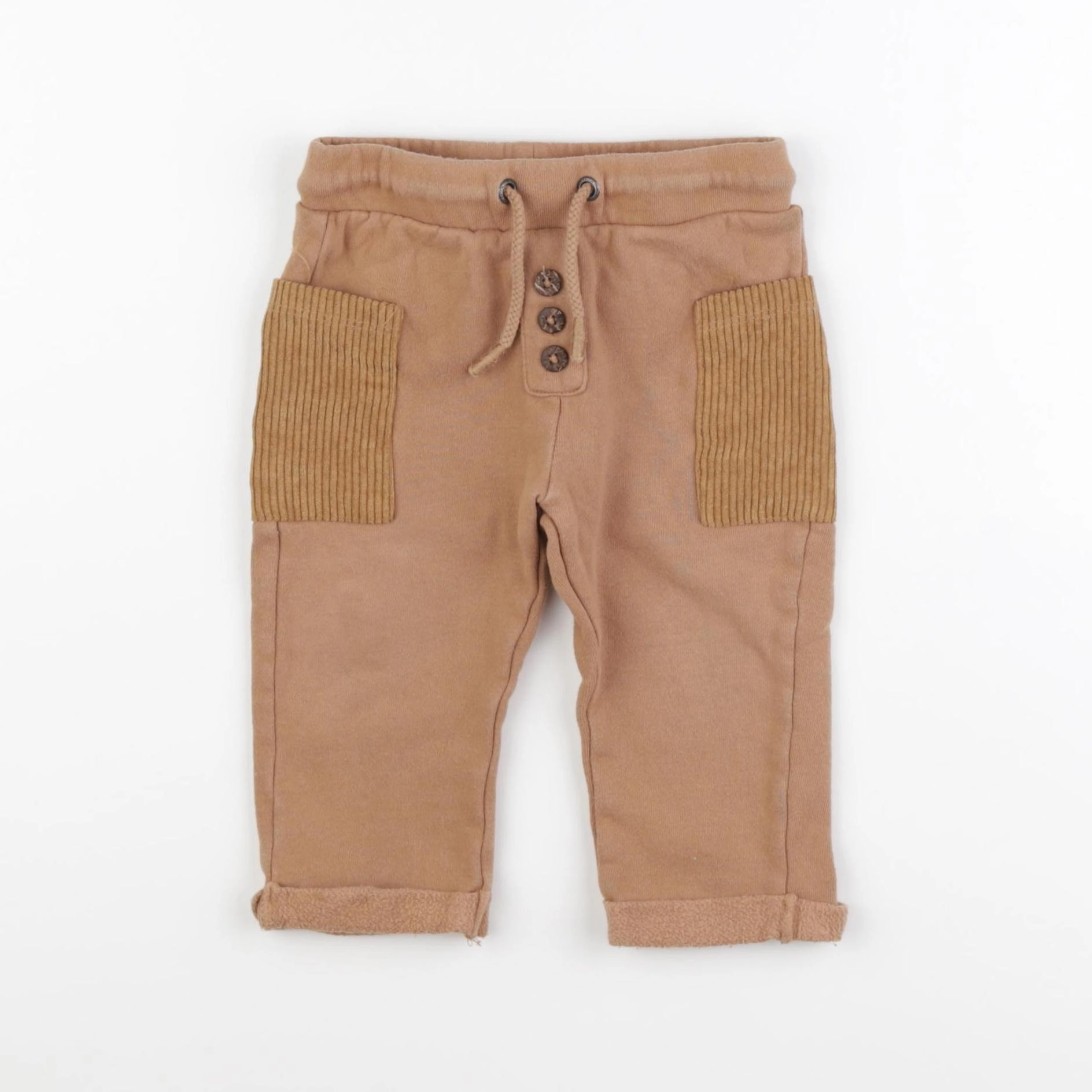 Vertbaudet - jogging marron - 18 mois
