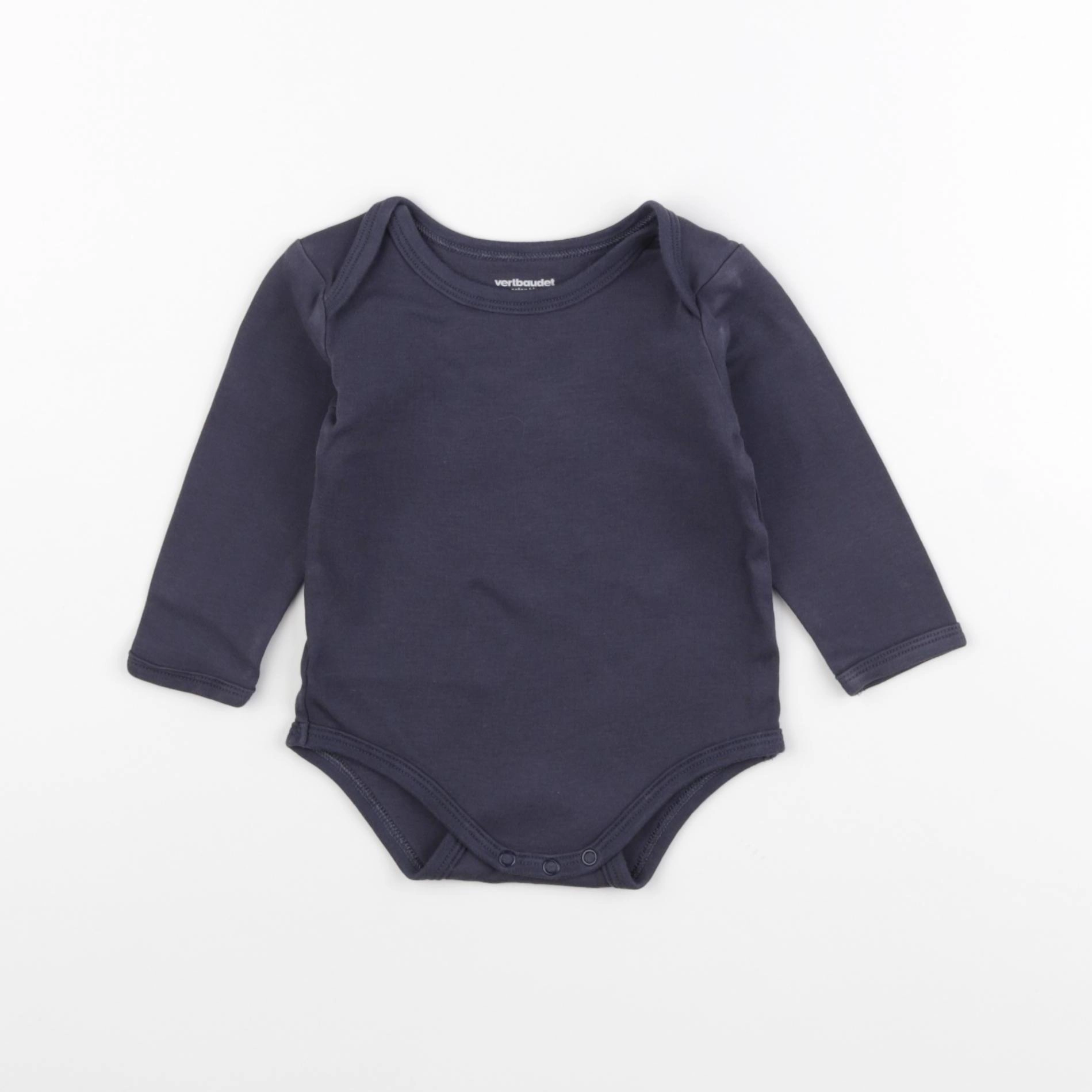 Vertbaudet - body bleu - 12 mois