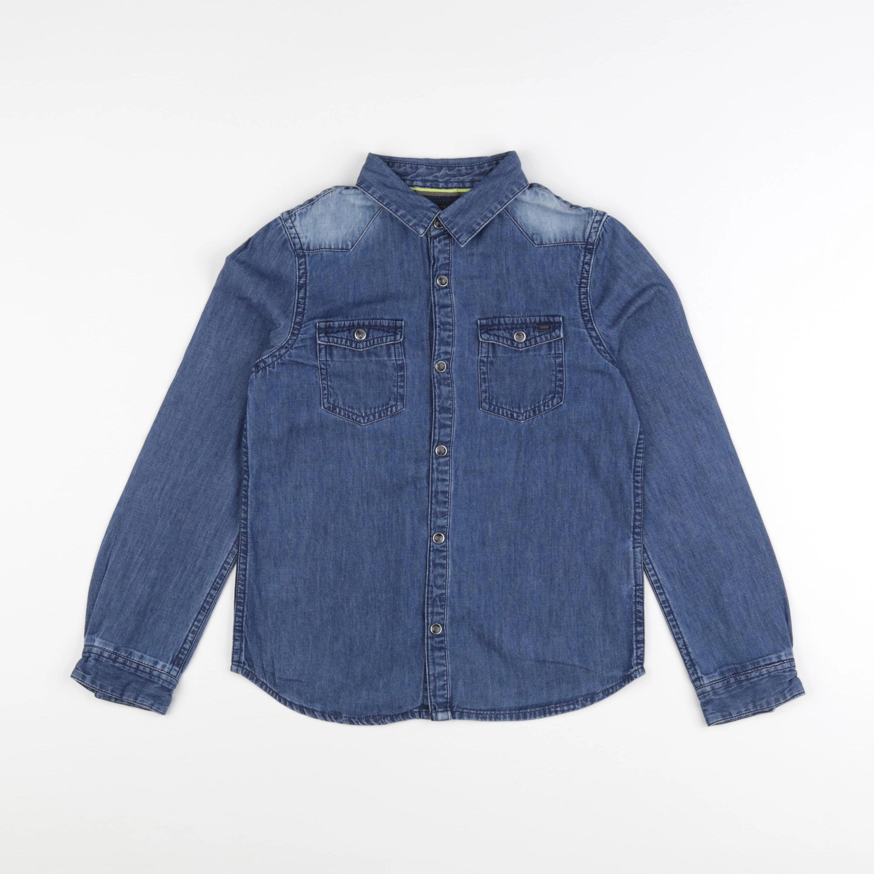 IKKS - chemise bleu - 8 ans