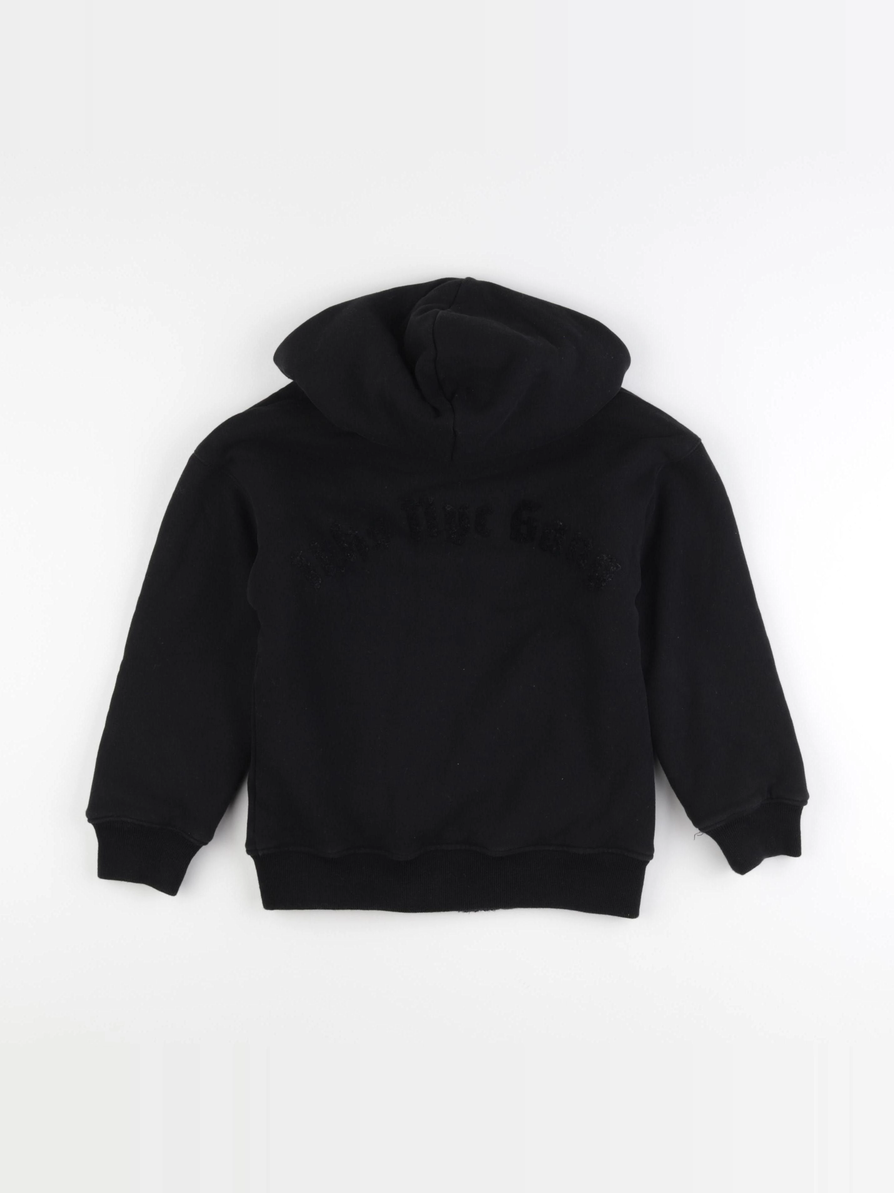IKKS - sweat réversible, imprimé au dos noir - 8 ans