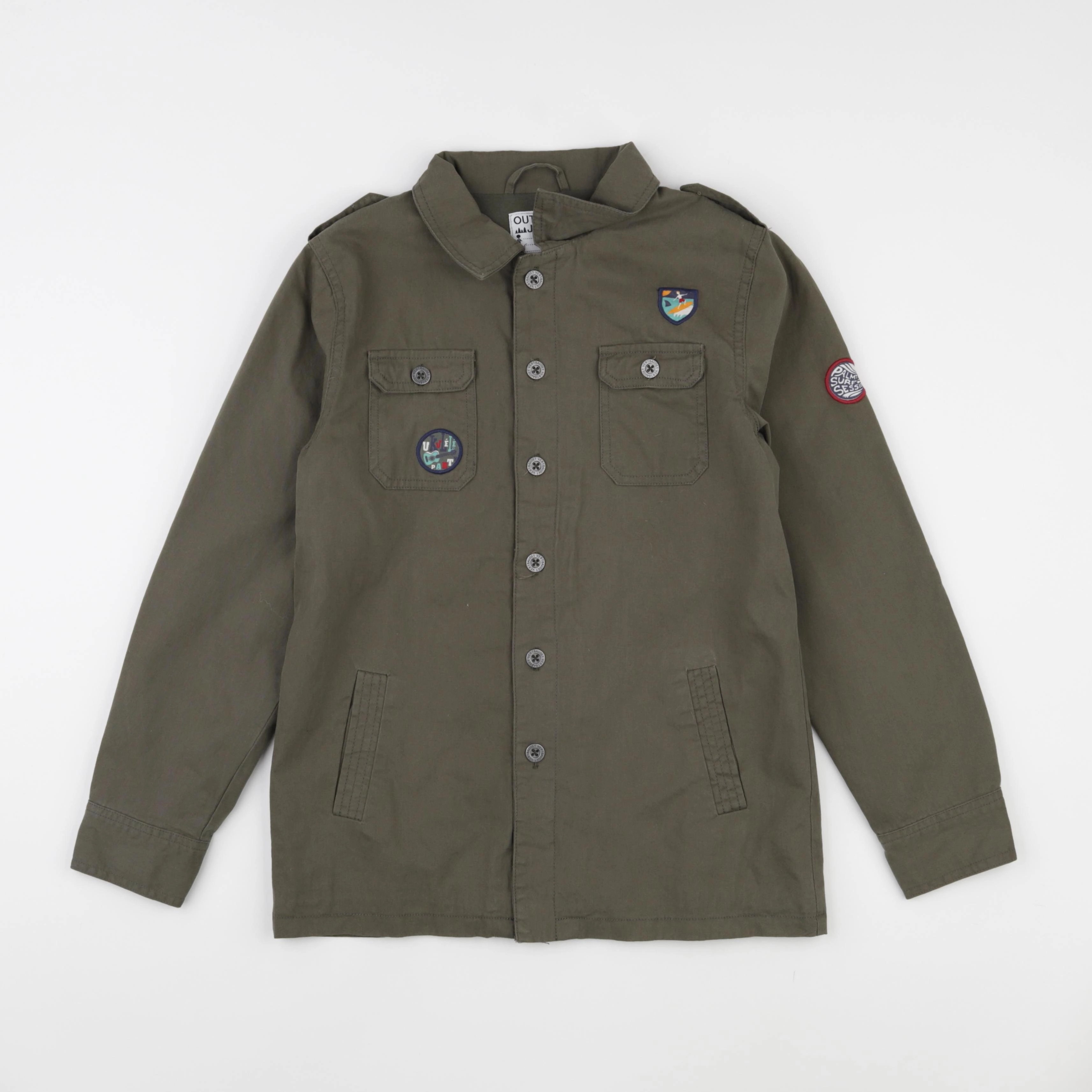 Vertbaudet - chemise vert - 12 ans