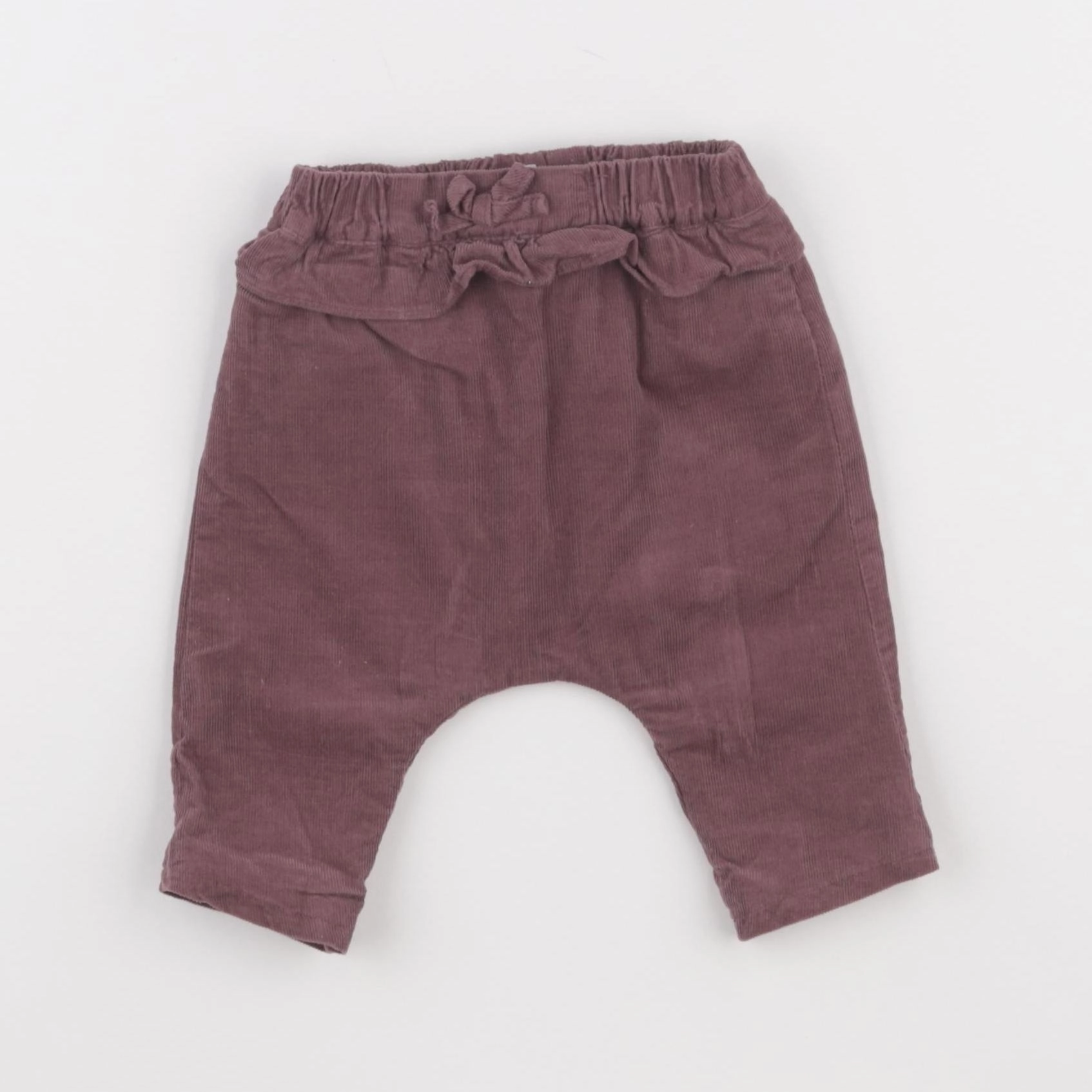 Vertbaudet - sarouel violet - 3 mois