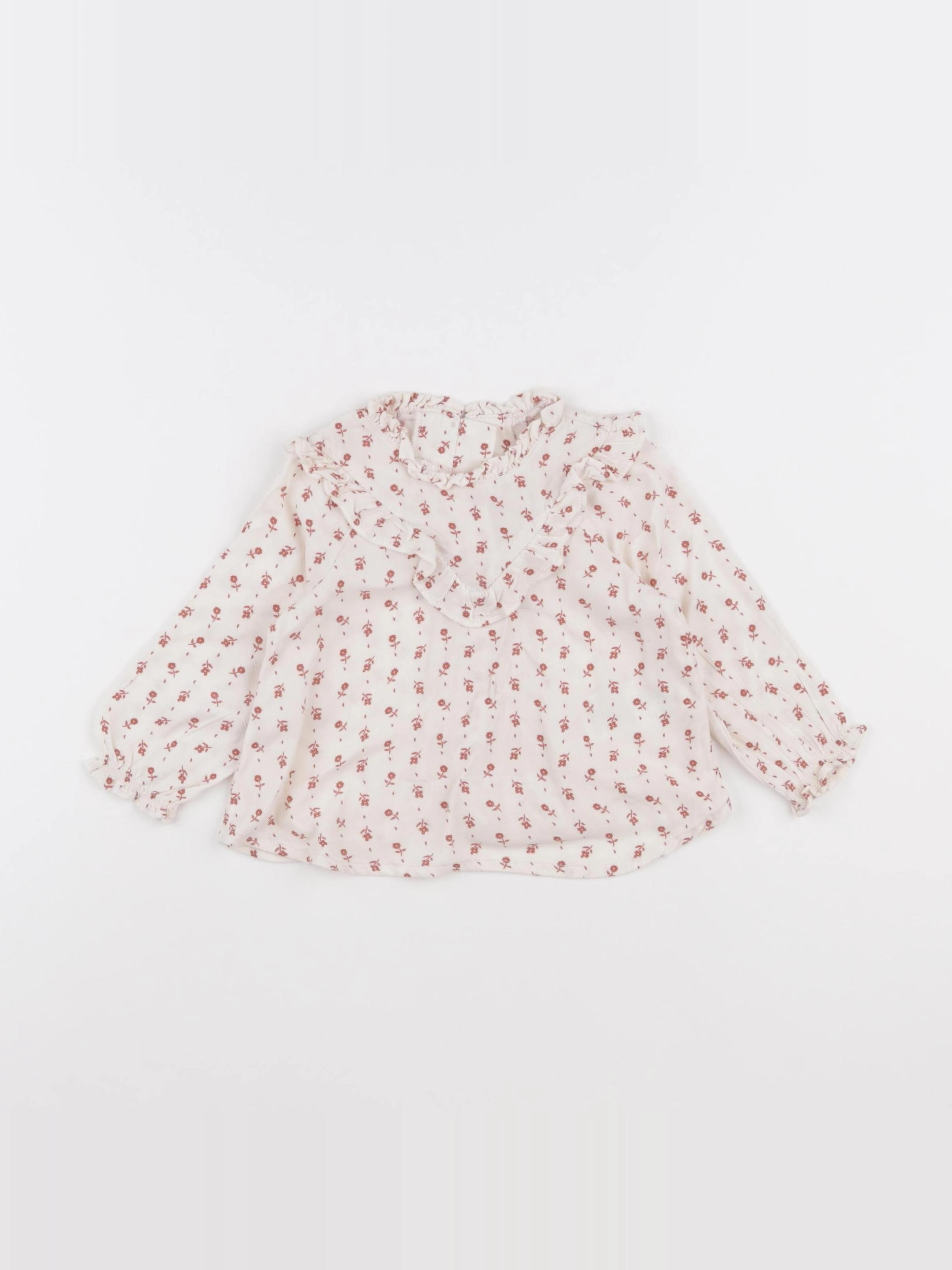 Vertbaudet - blouse beige - 9 mois