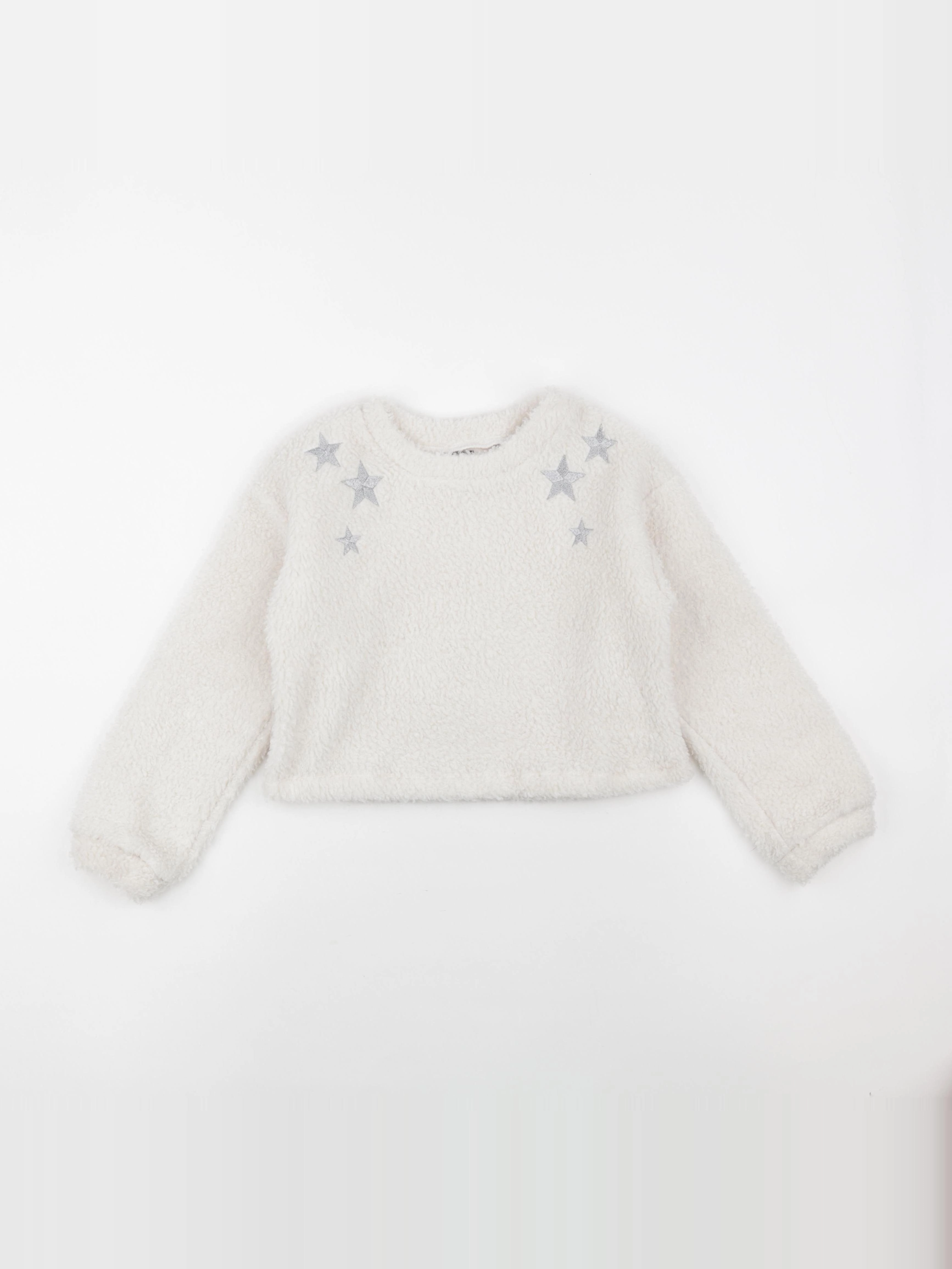 IKKS - sweat blanc - 8 ans