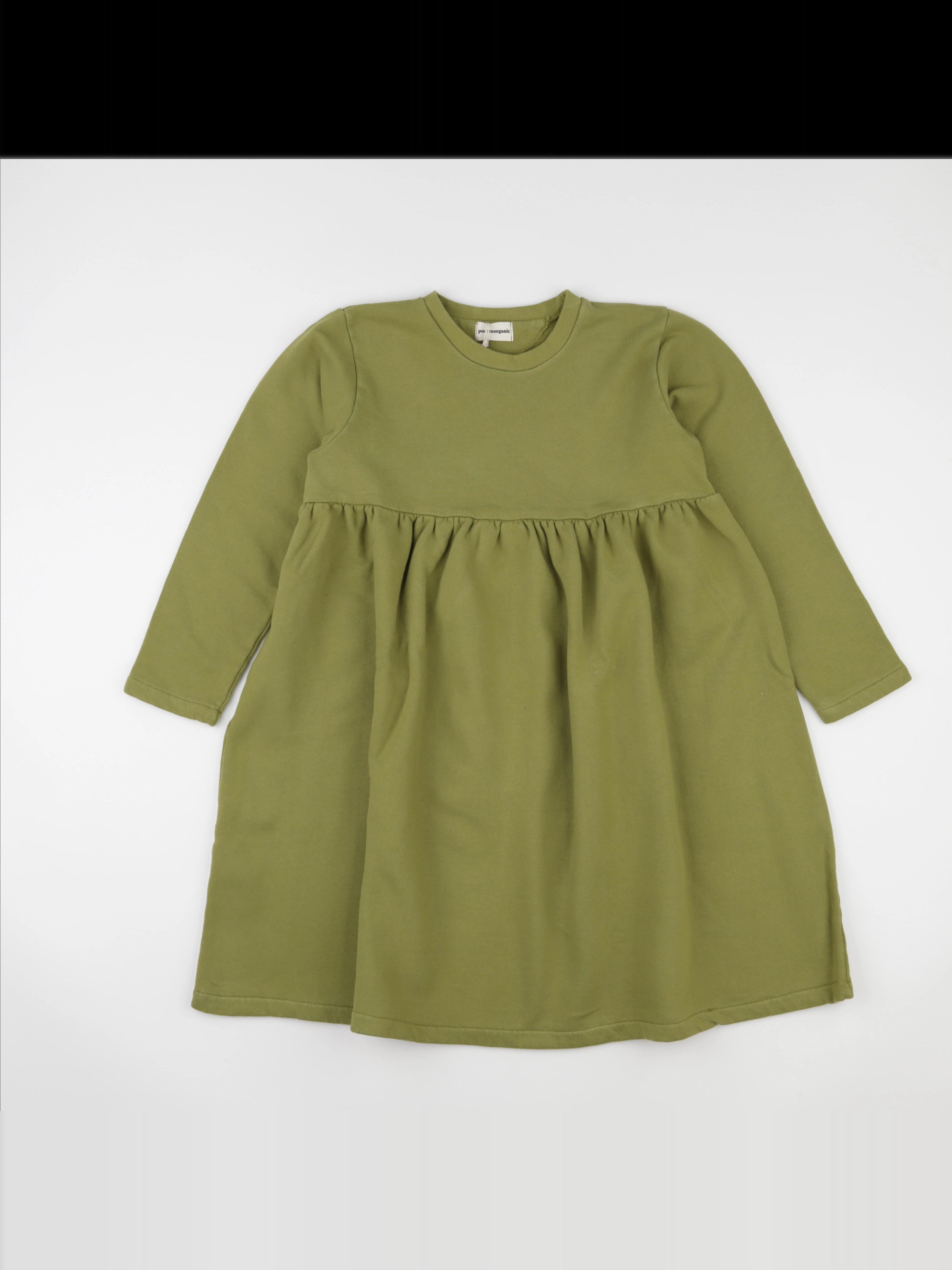Poudre Organic - Robe Lobelia Green Moss - 12 ans
