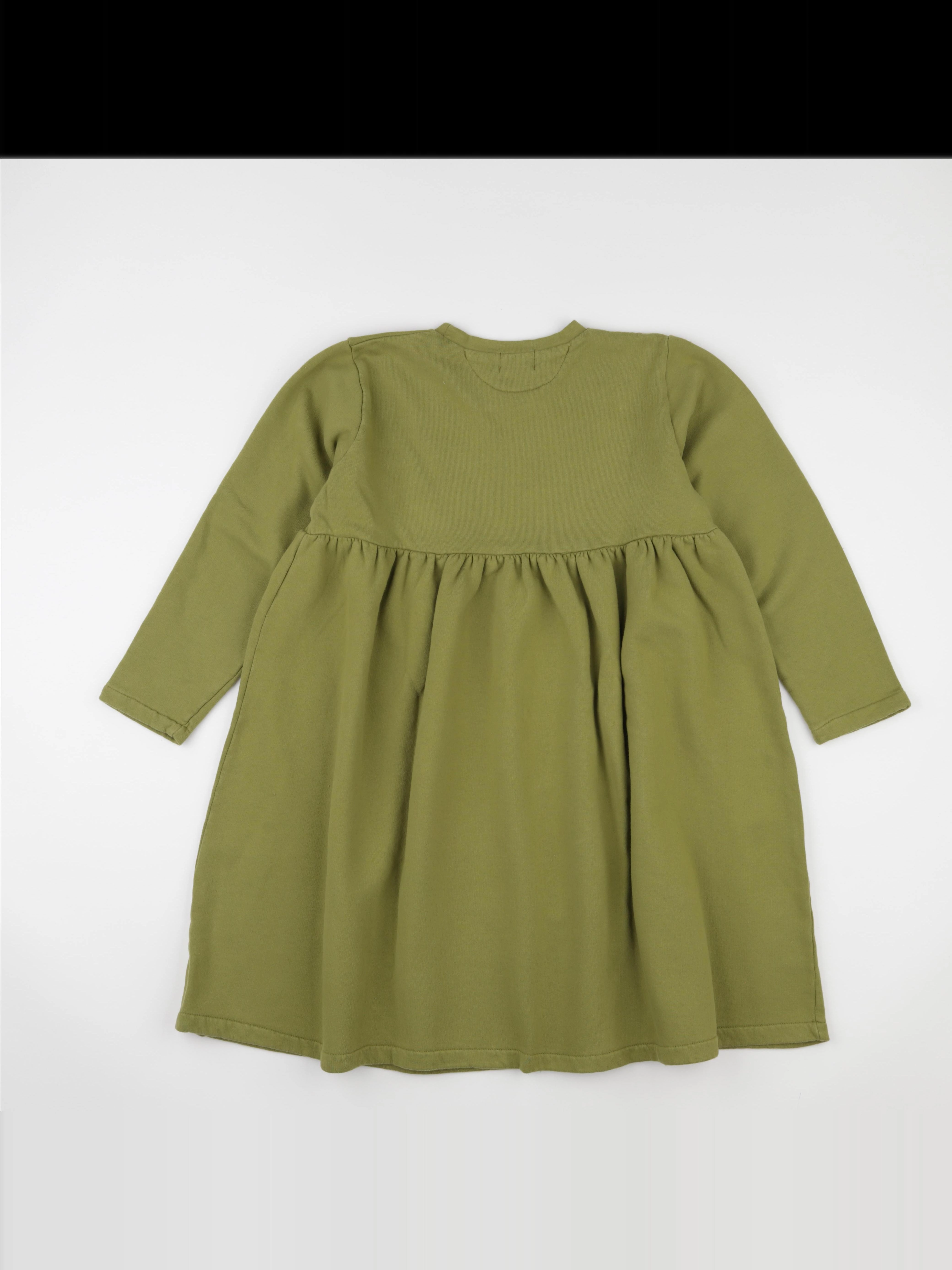 Poudre Organic - Robe Lobelia Green Moss - 12 ans