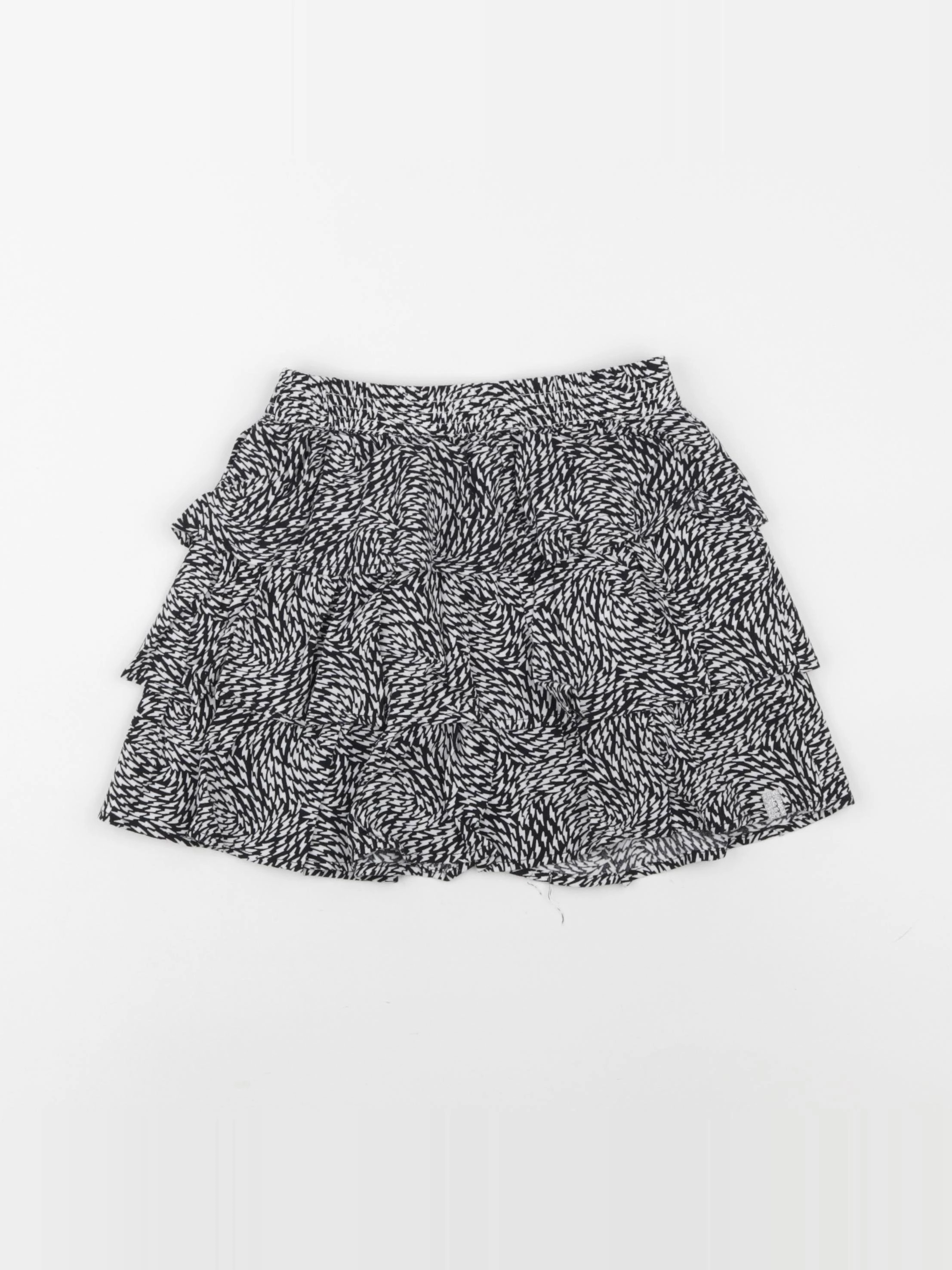 IKKS - jupe blanc, noir - 5 ans