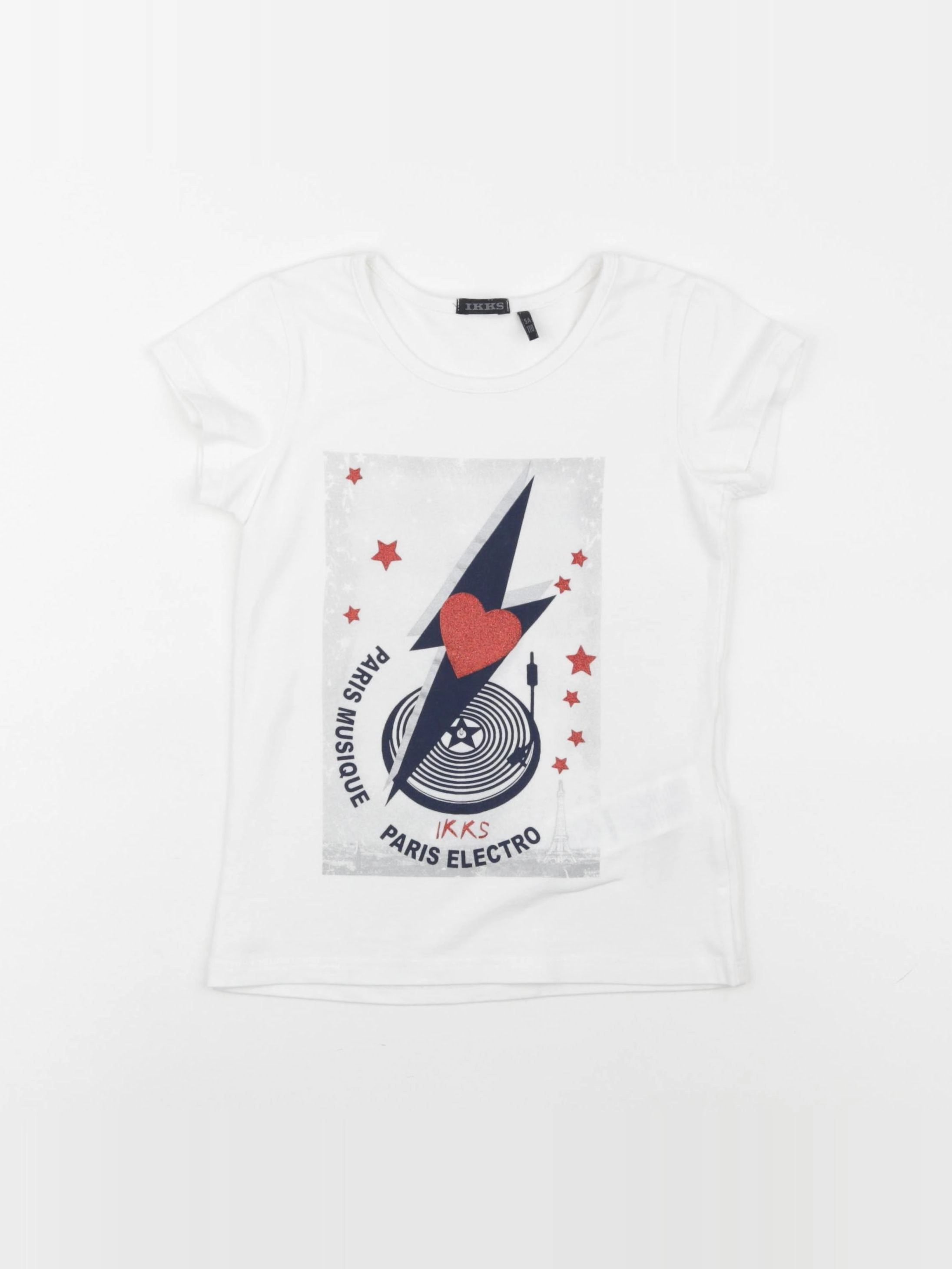IKKS - tee-shirt blanc - 5 ans