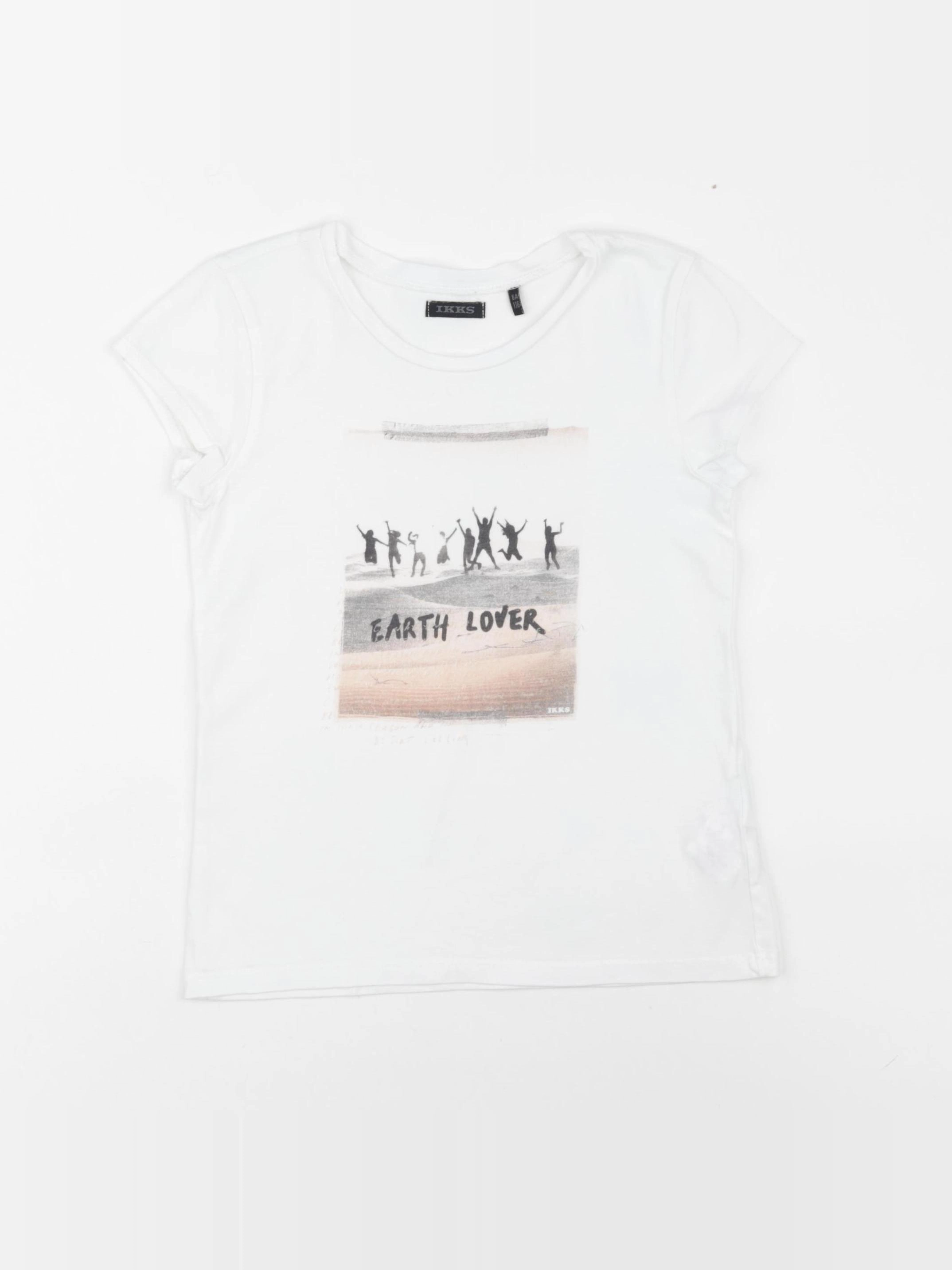 IKKS - tee-shirt blanc - 6 ans