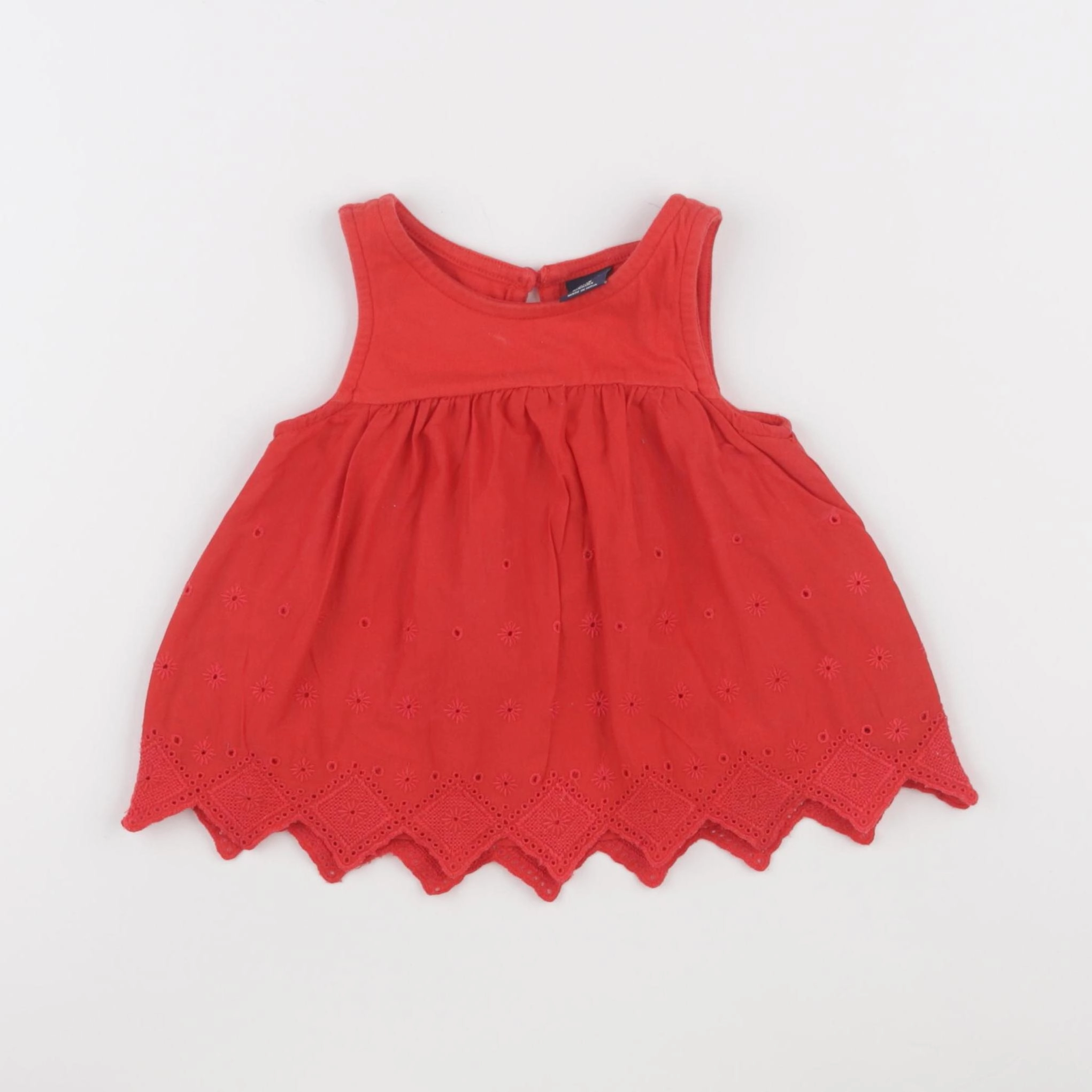 GAP - blouse rouge - 12/18 mois