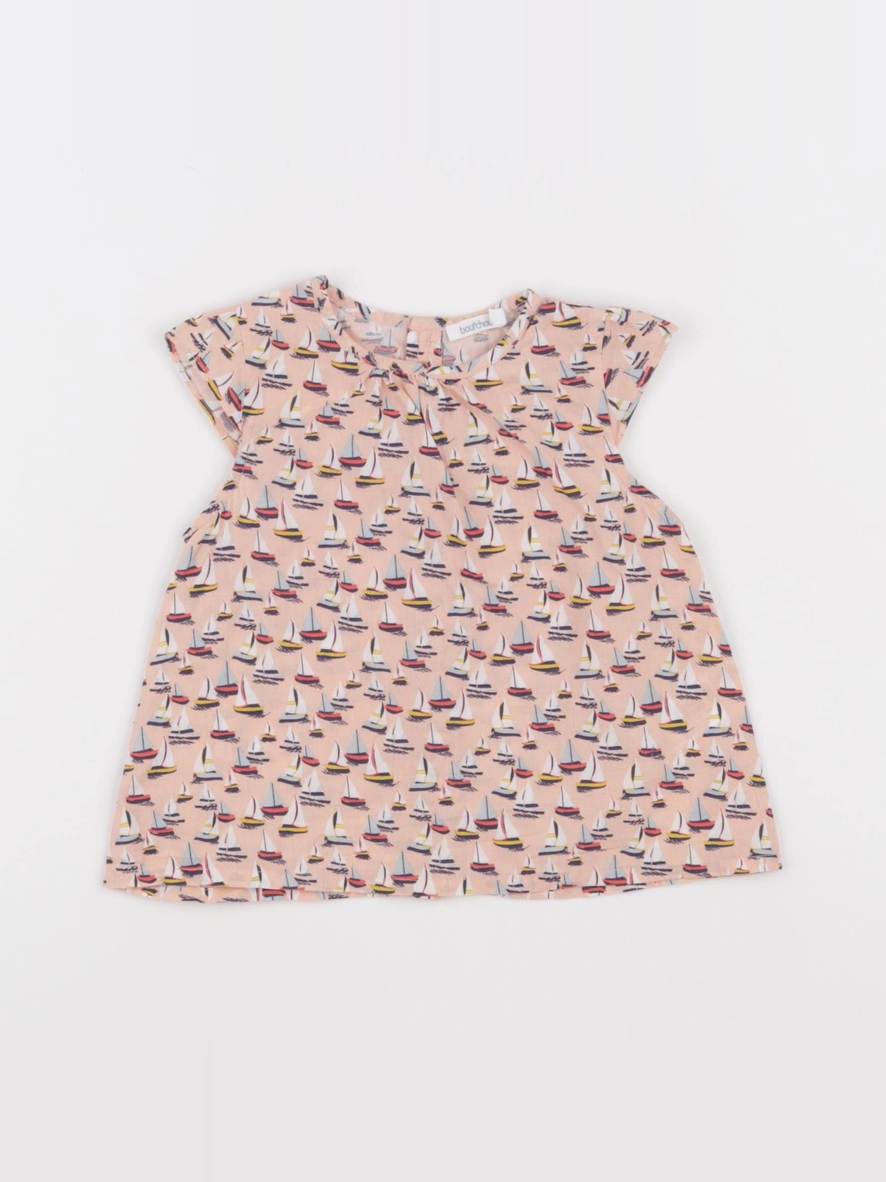 Boutchou - blouse multicolore - 12 mois