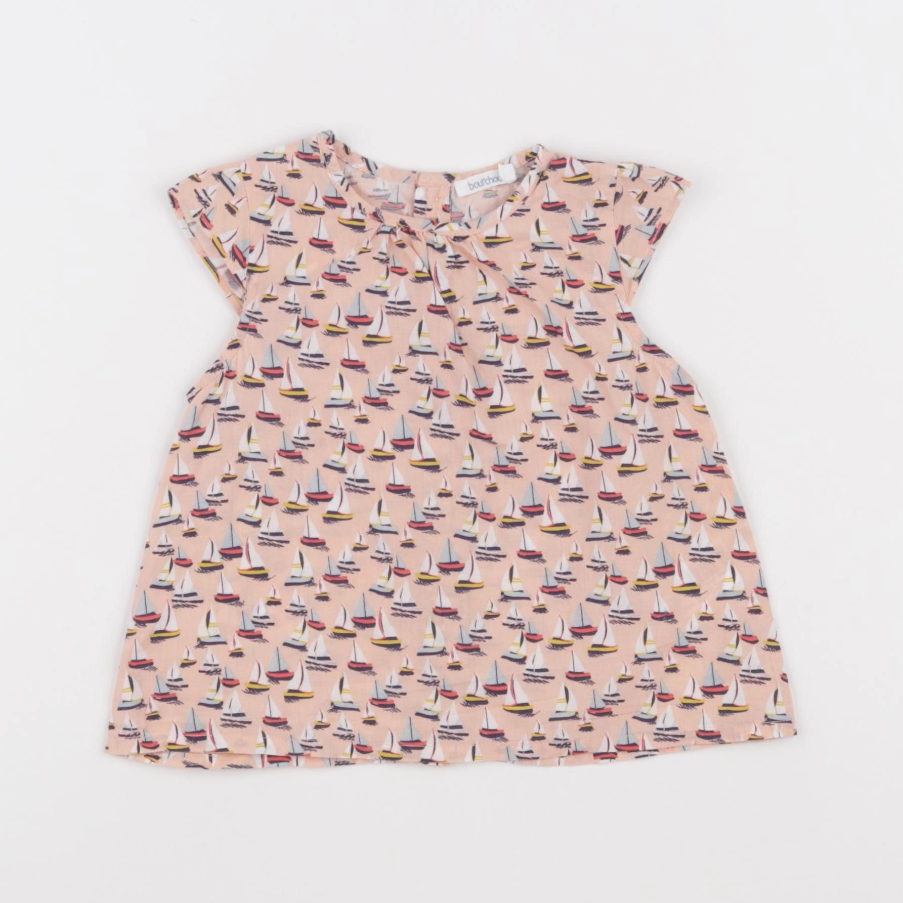 Boutchou - blouse multicolore - 12 mois