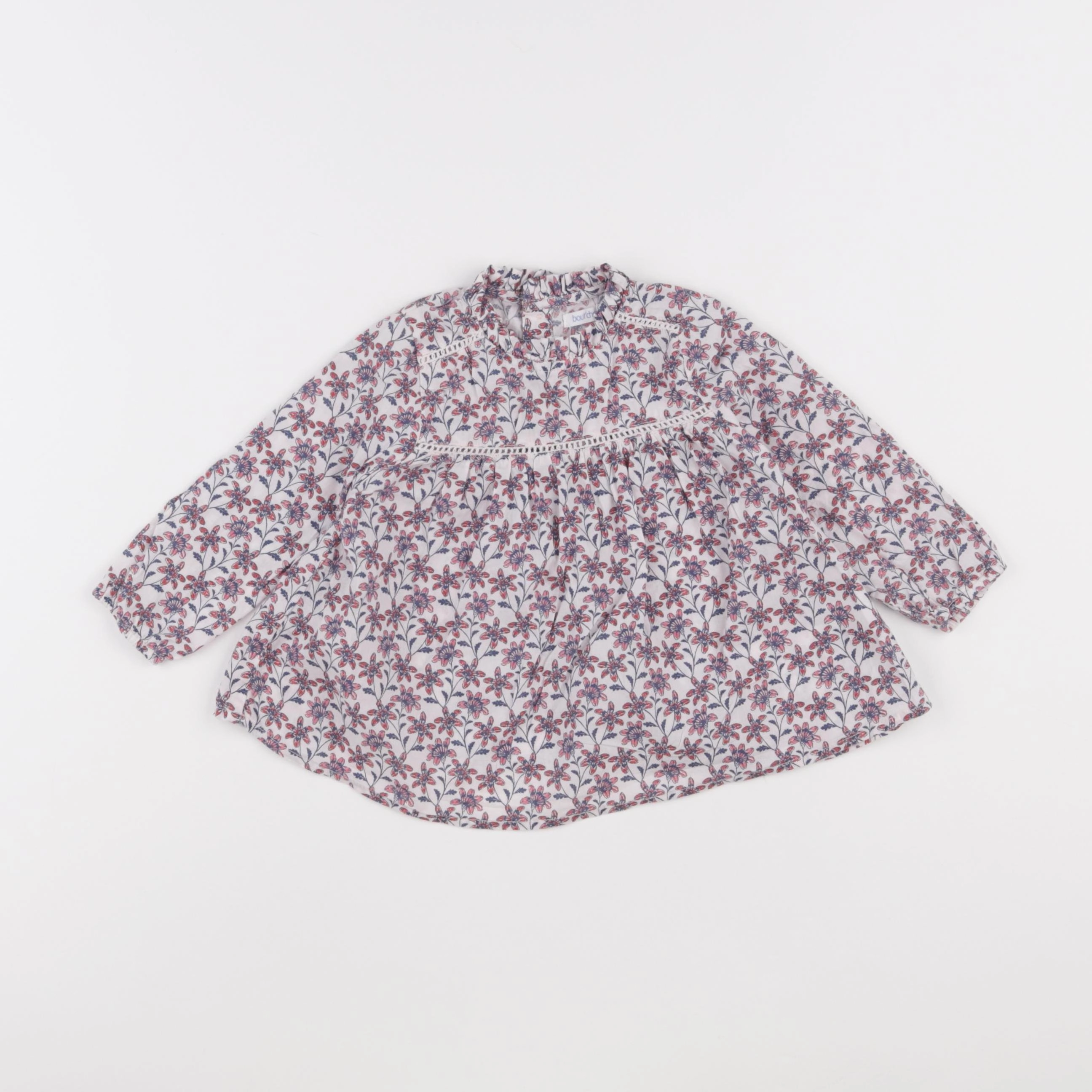 Boutchou - blouse multicolore - 12 mois