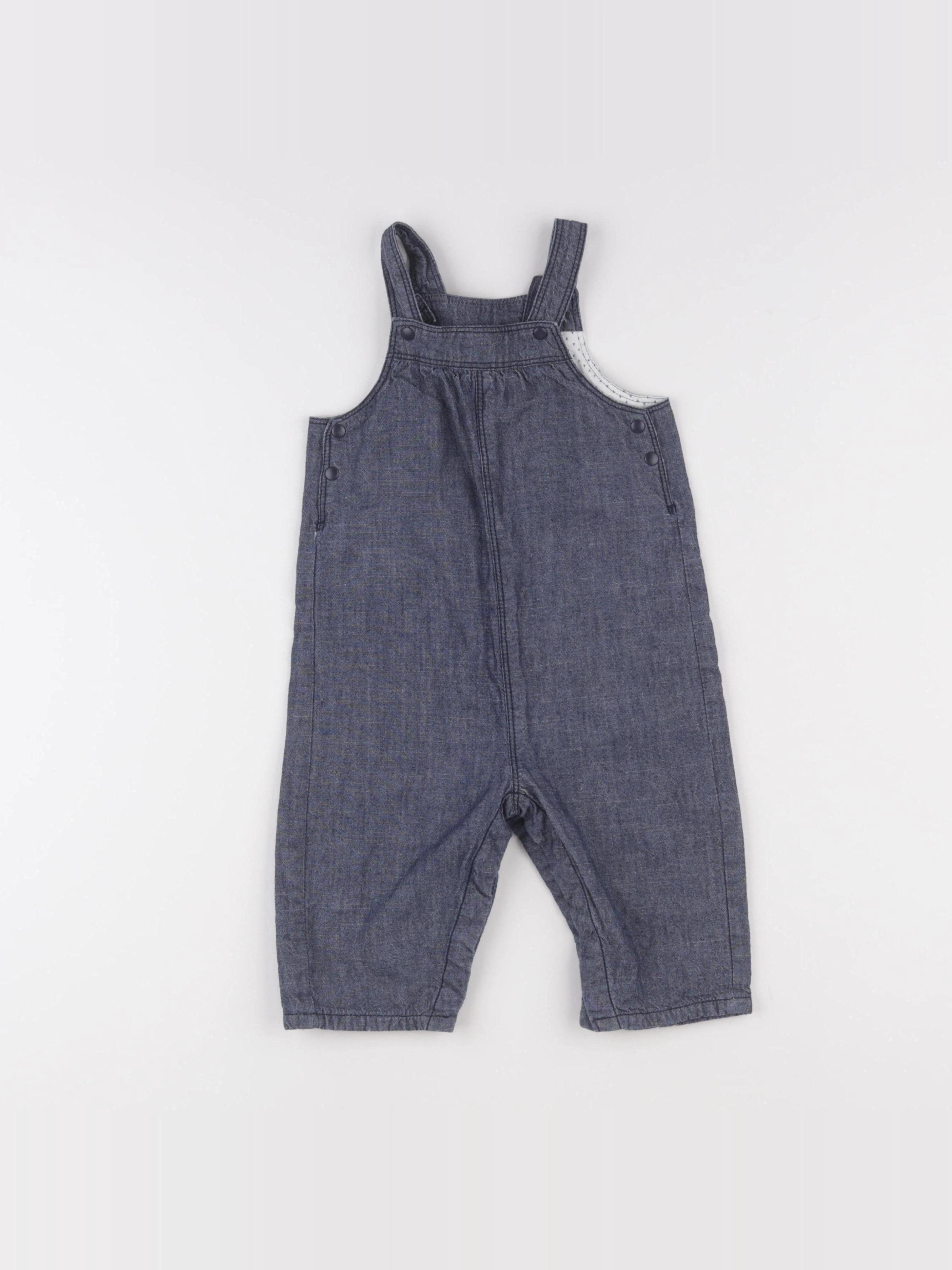 Boutchou - salopette bleu - 12 mois