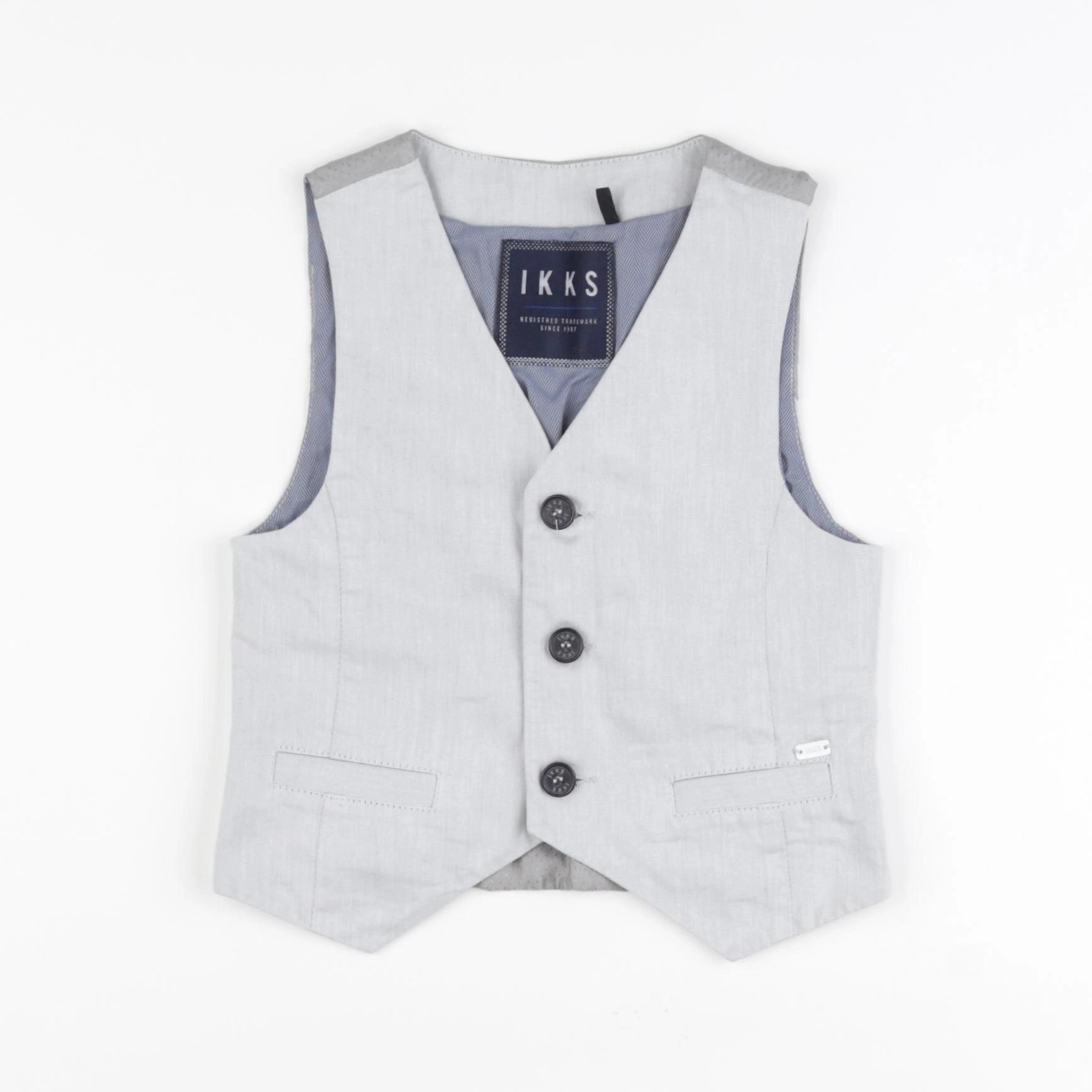 IKKS - gilet gris - 4 ans