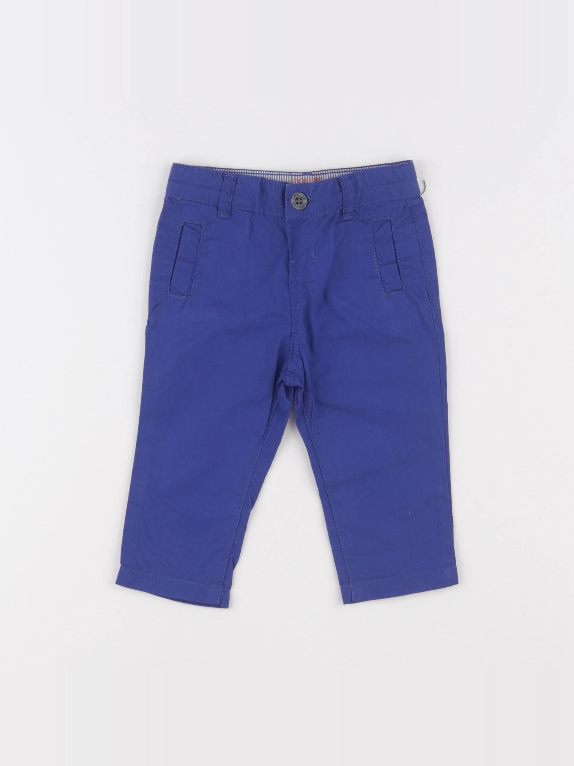 Cyrillus - pantalon bleu - 6 mois
