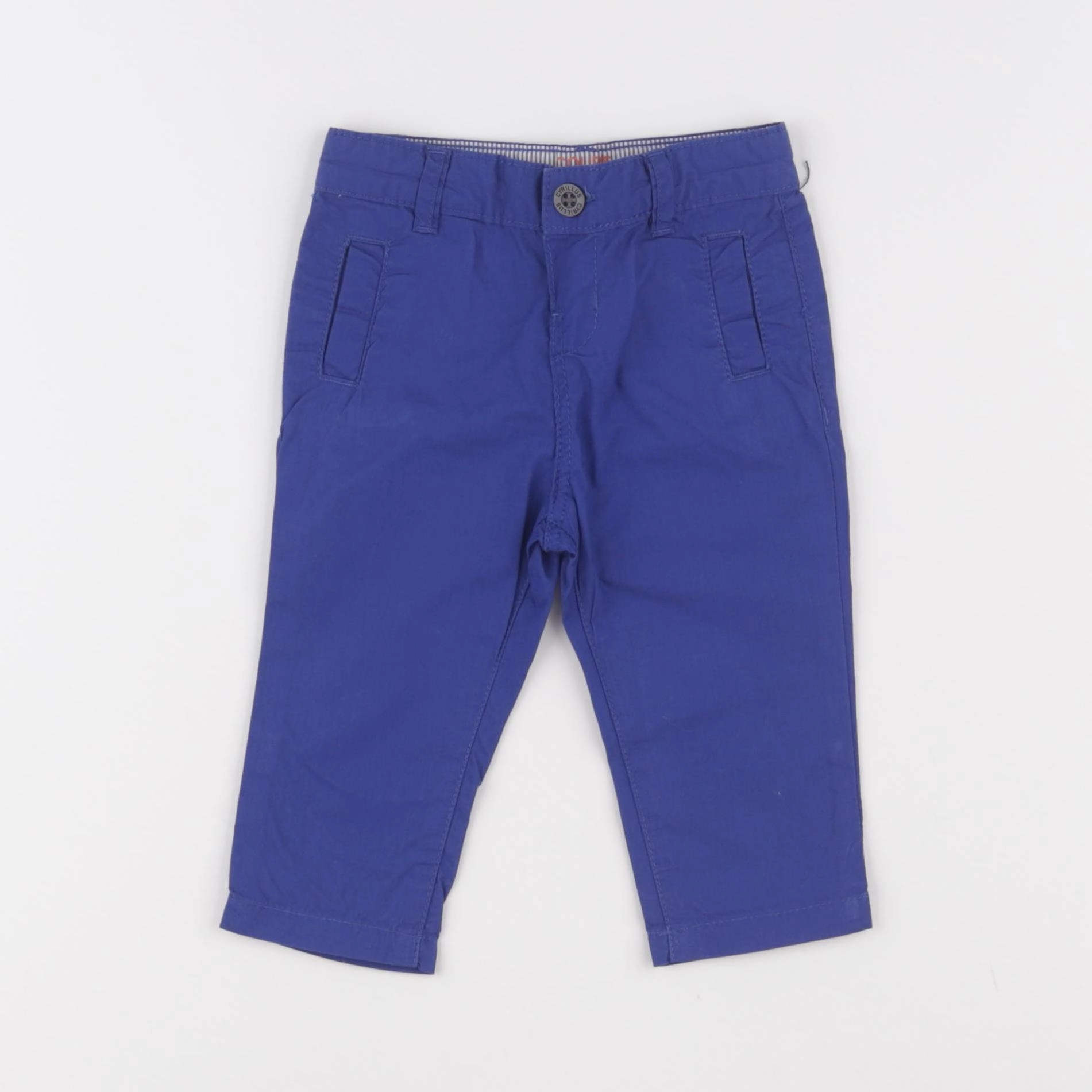 Cyrillus - pantalon bleu - 6 mois