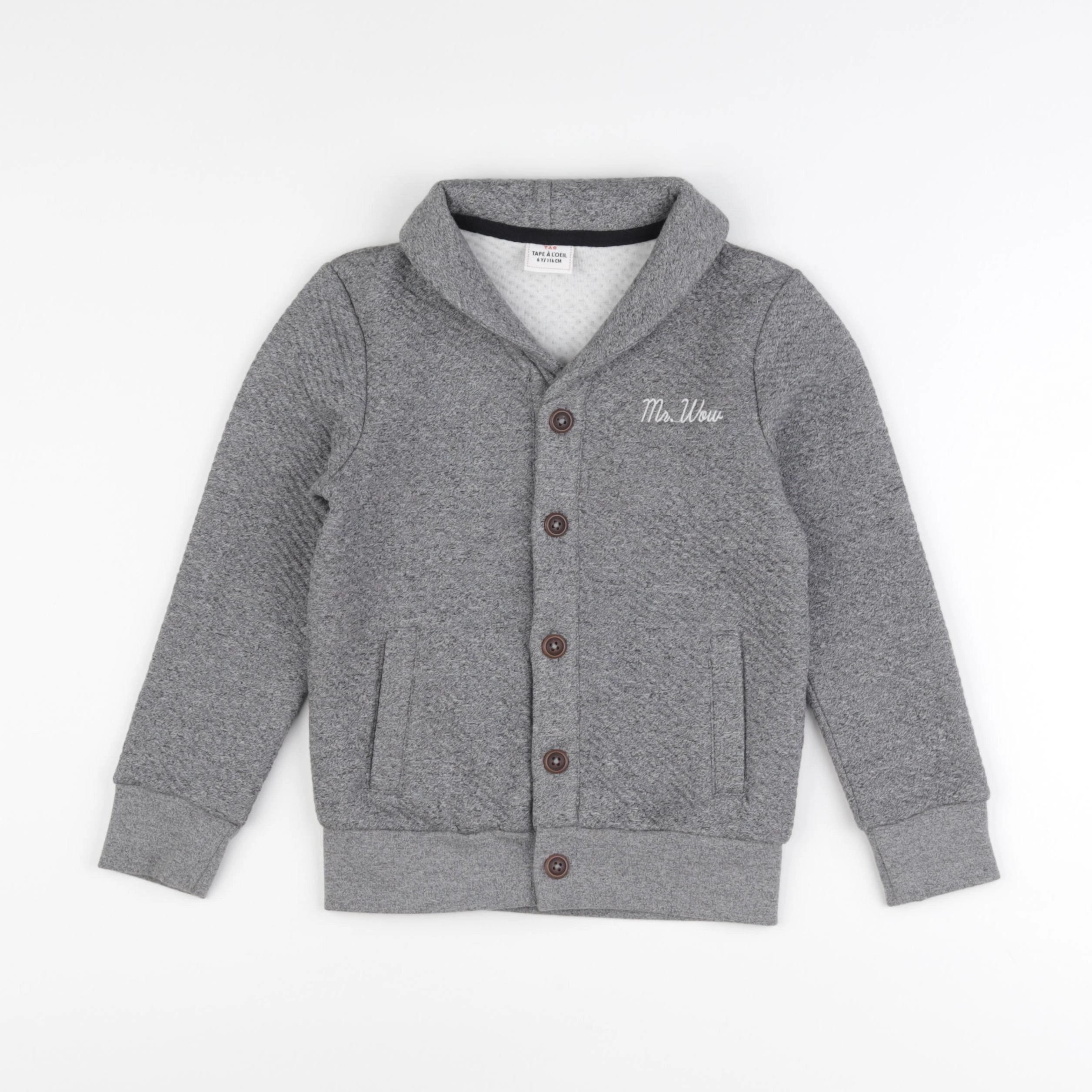 Tape à l'oeil - veste gris - 6 ans