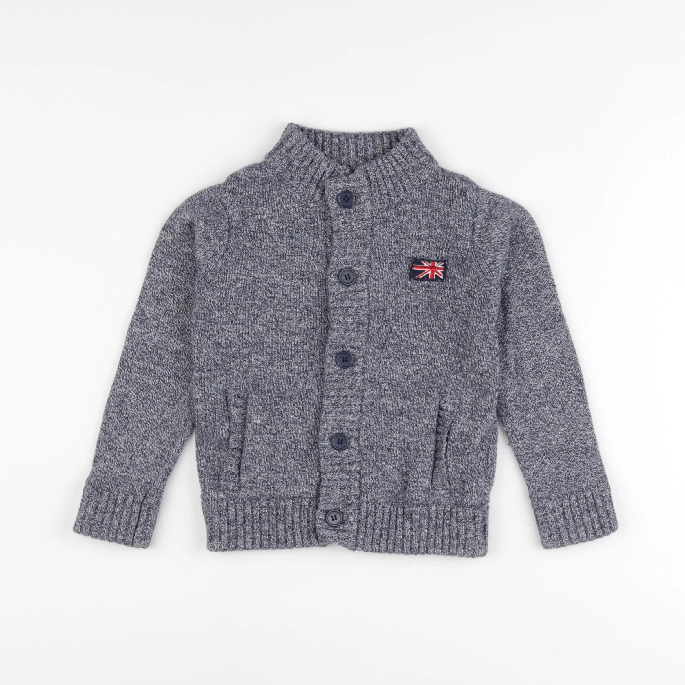 Tape à l'oeil - gilet bleu - 3 ans