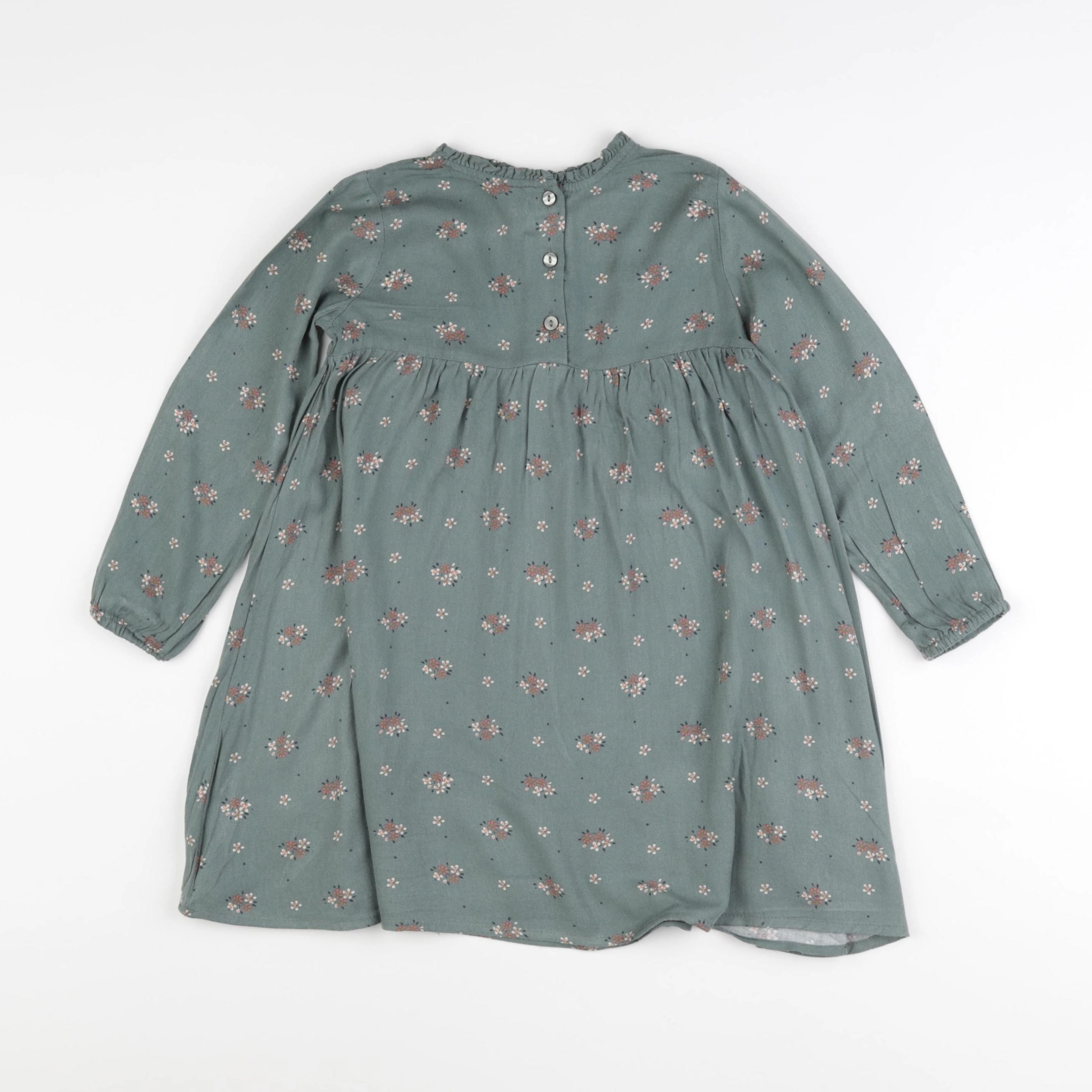 Vertbaudet - robe vert - 5 ans
