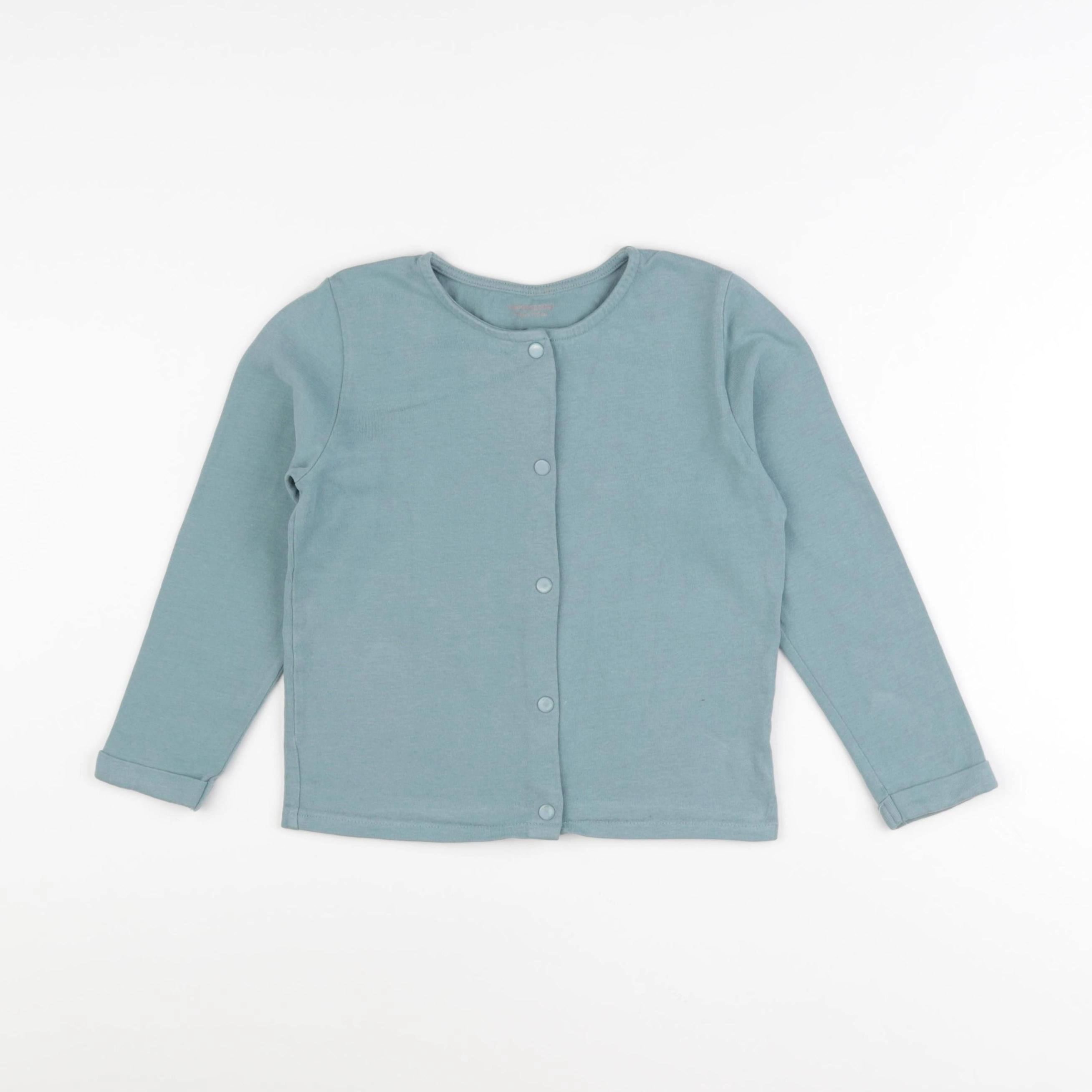 Vertbaudet - sweat vert - 5 ans