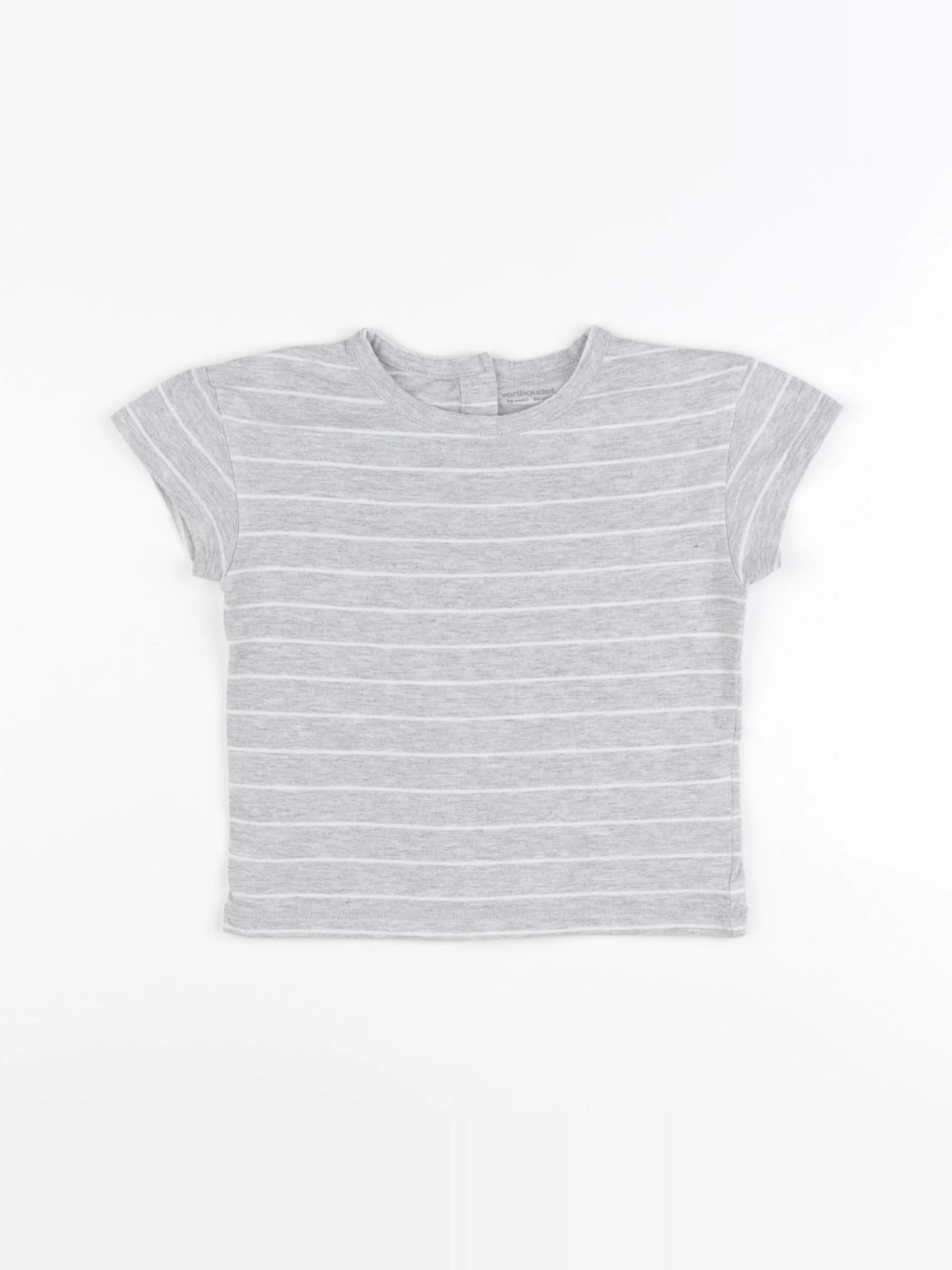 Vertbaudet - tee-shirt gris - 24 mois