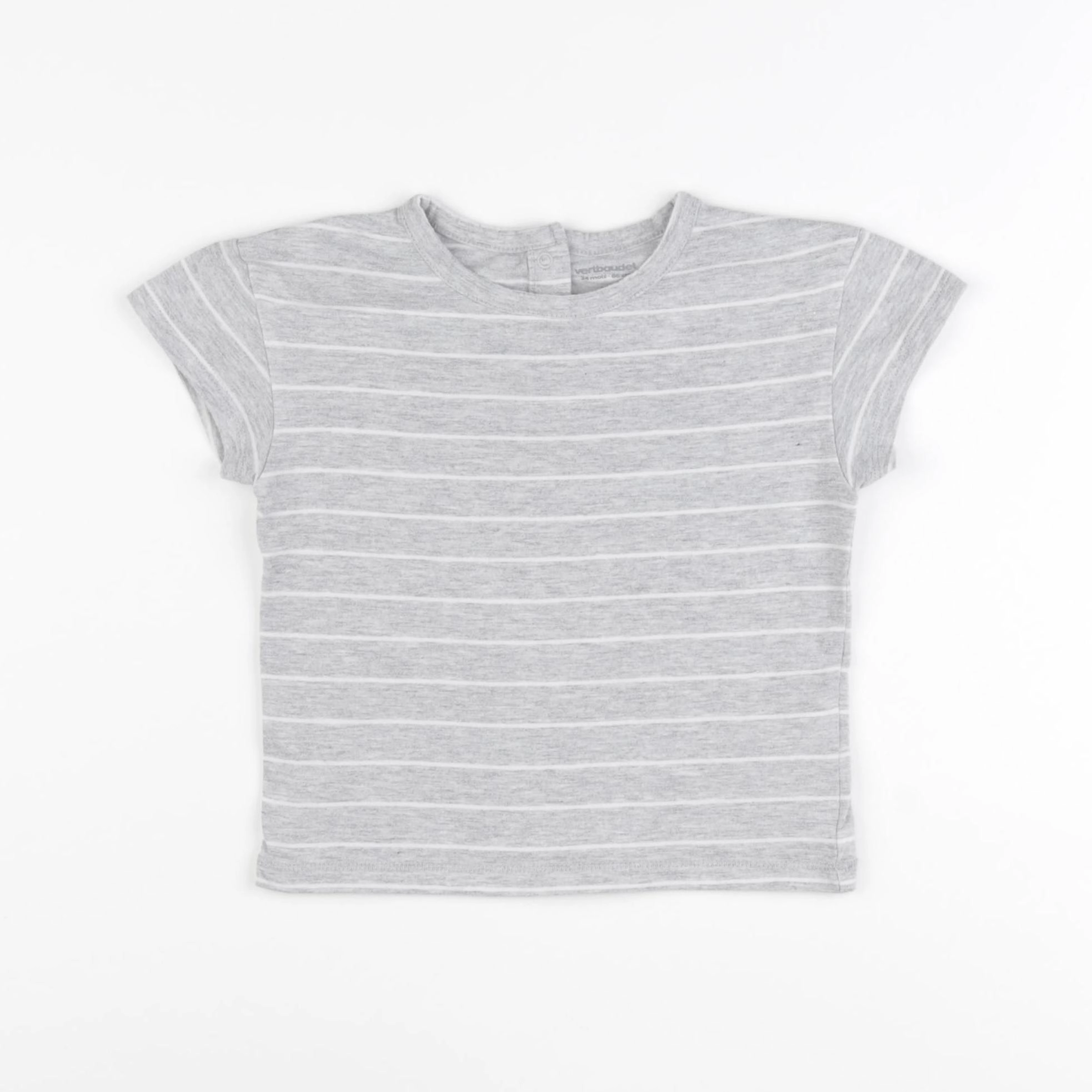 Vertbaudet - tee-shirt gris - 24 mois